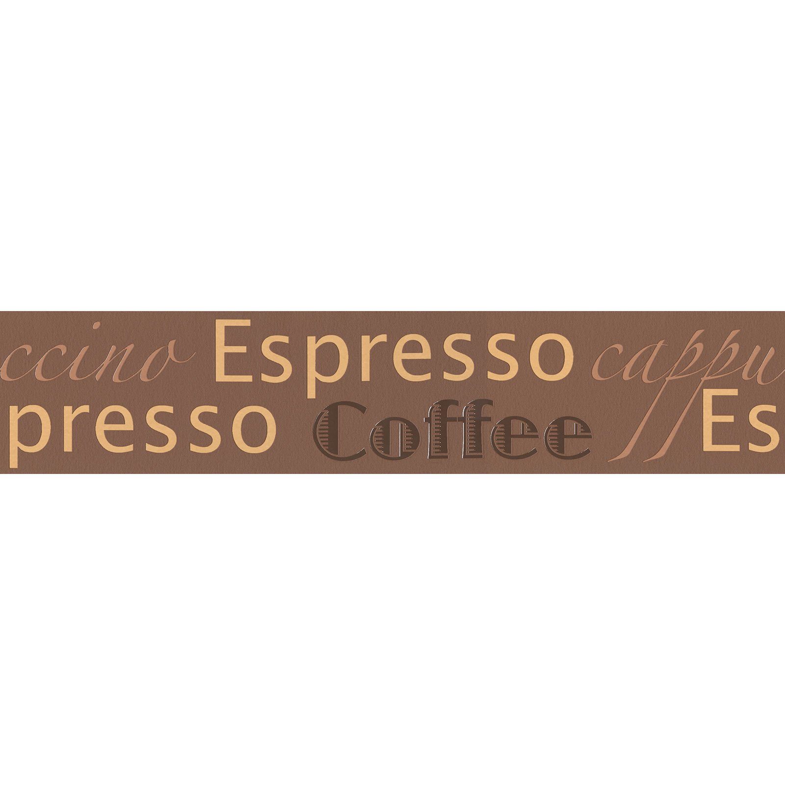 A.S. Création Vliestapete Selbstklebende Küchen Bordüre Espresso, Kaffee, braun