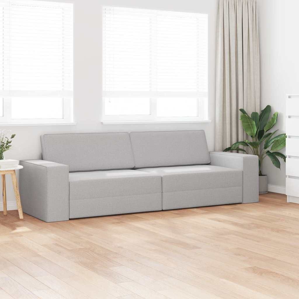 vidaXL Sofa Boden-Sofa-Bett Wolken-Grau 245 x günstig online kaufen