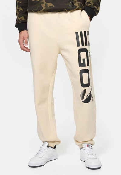 Egomaxx Jogginghose Jogging Hose Baggy Sweat Pants lockere Tunnelzug 3393 in Beige