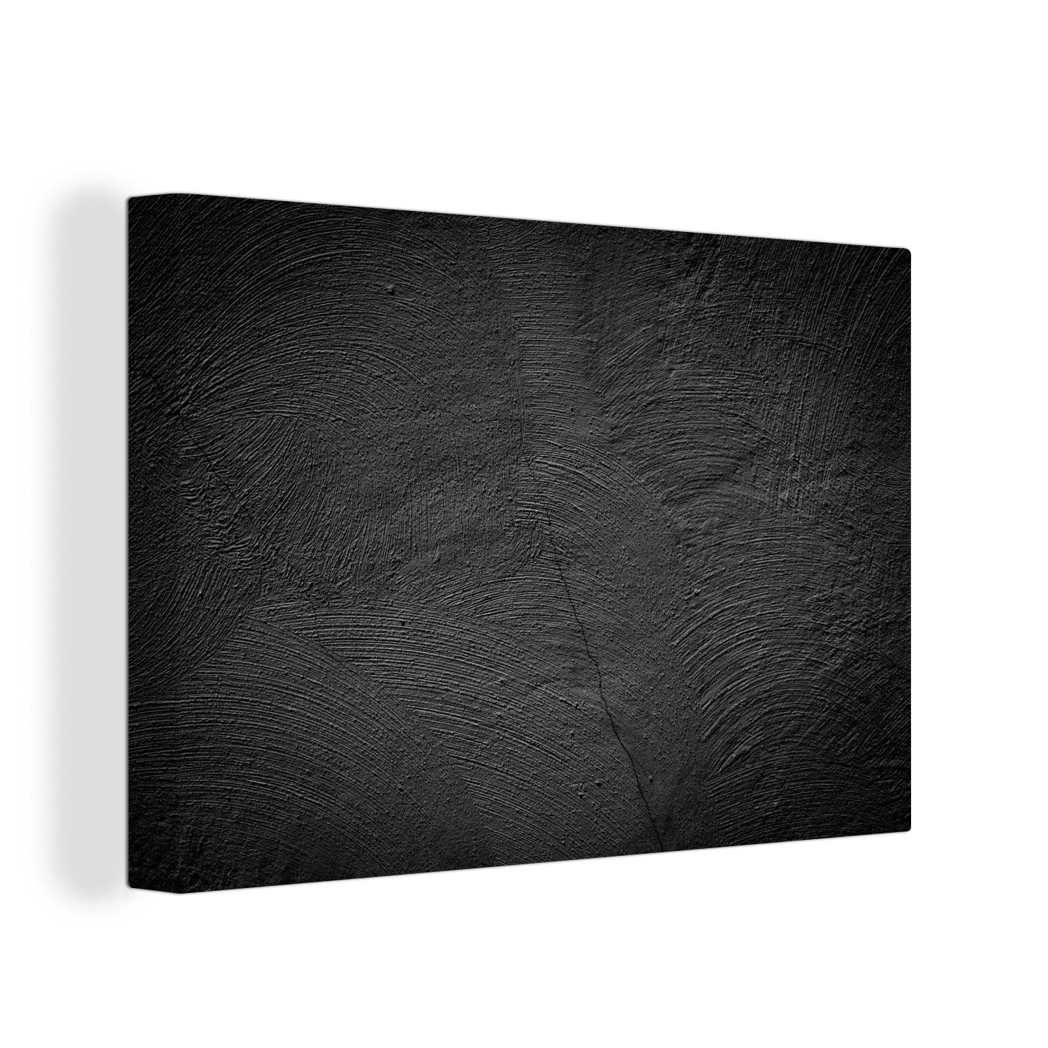 OneMillionCanvasses® Leinwandbild Beton - Schwarz - günstig online kaufen