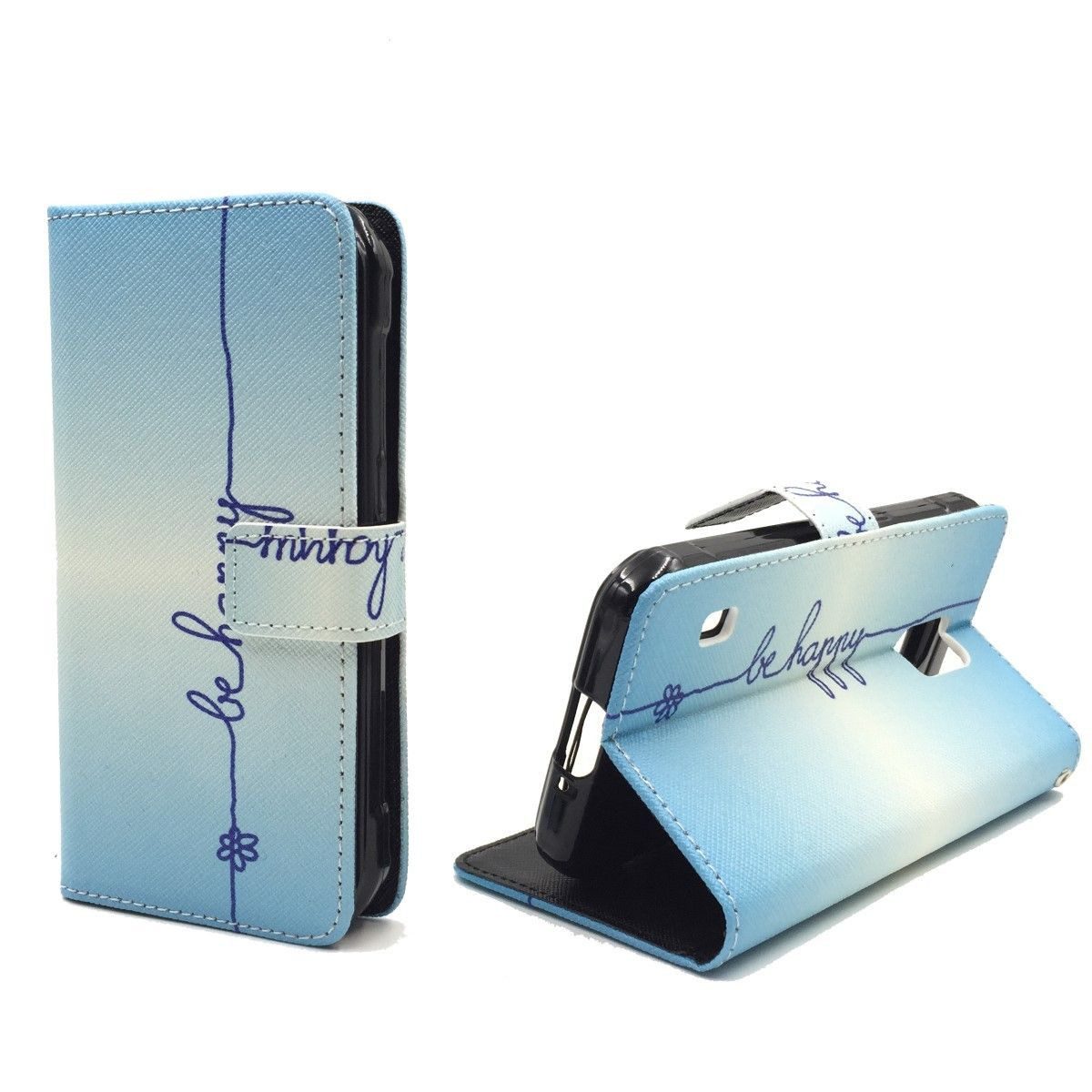 König Design Handyhülle Samsung Galaxy S5 Active, Samsung Galaxy S5 Active Handyhülle Bookcover Blau