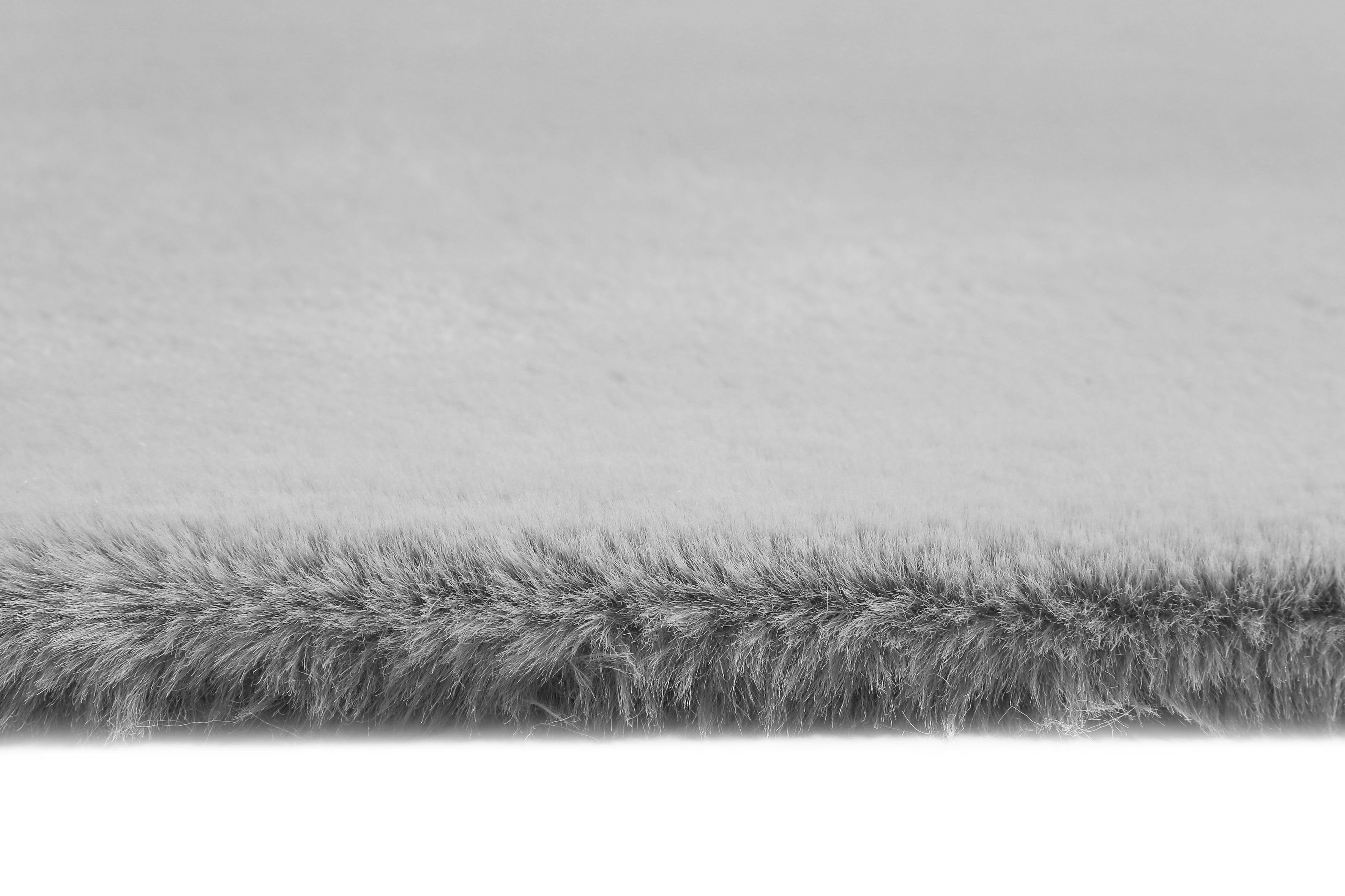 Hochflor-Teppich Alice Kaninchenfell-Haptik, besonders grau dicht, 25 rechteckig, weich und alle Esprit, für Kunstfell, mm, Höhe: Räume