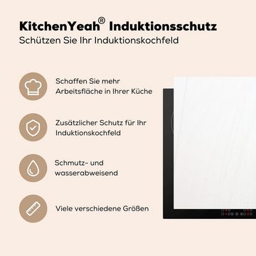 MuchoWow Herdblende-/Abdeckplatte Nahaufnahme der Wermutblätter, Vinyl, (1 tlg), 76x51 cm, Ceranfeldabdeckung für die küche, Induktionsmatte