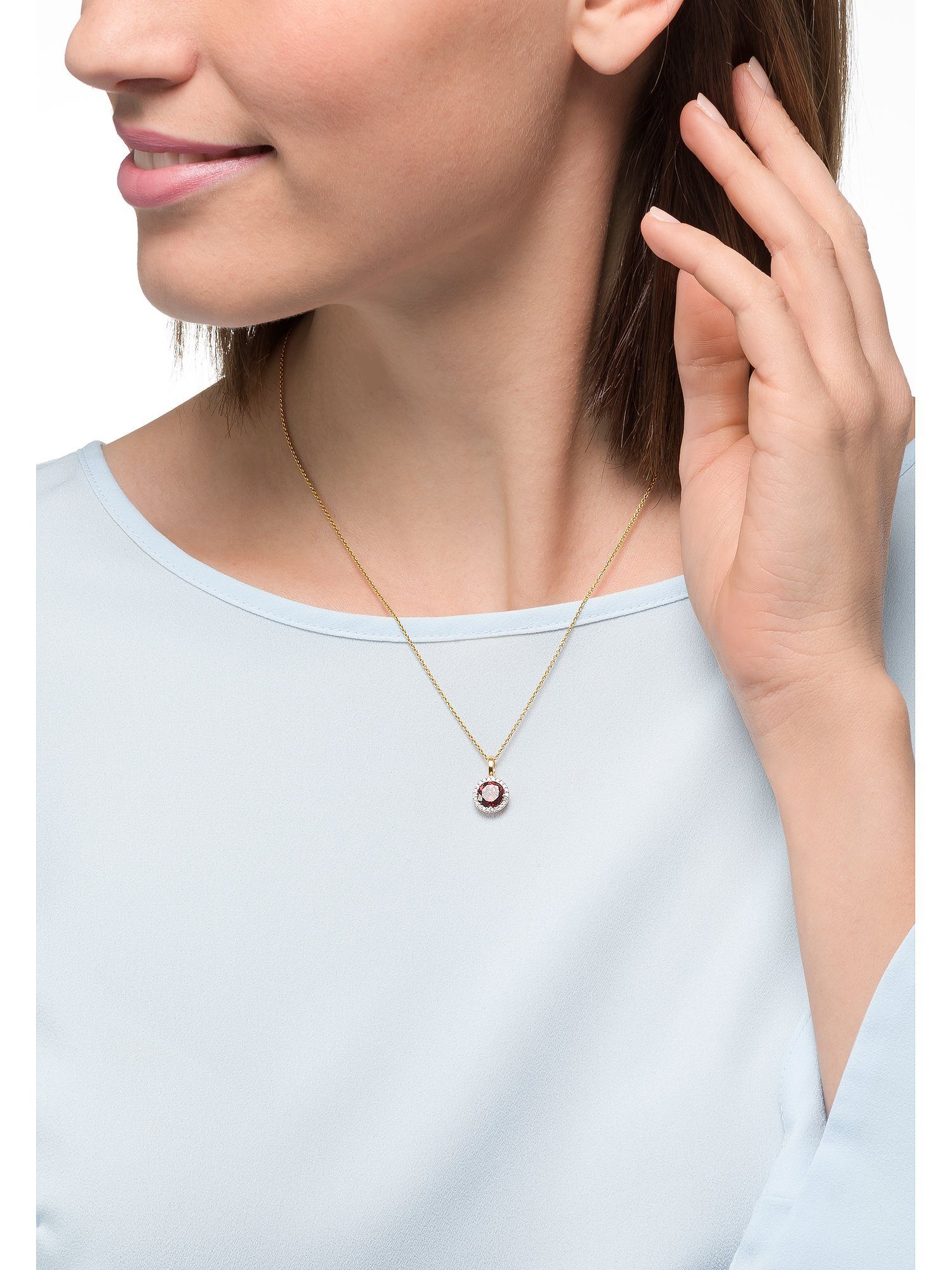 CHRIST Collier gelb|goldfarben...