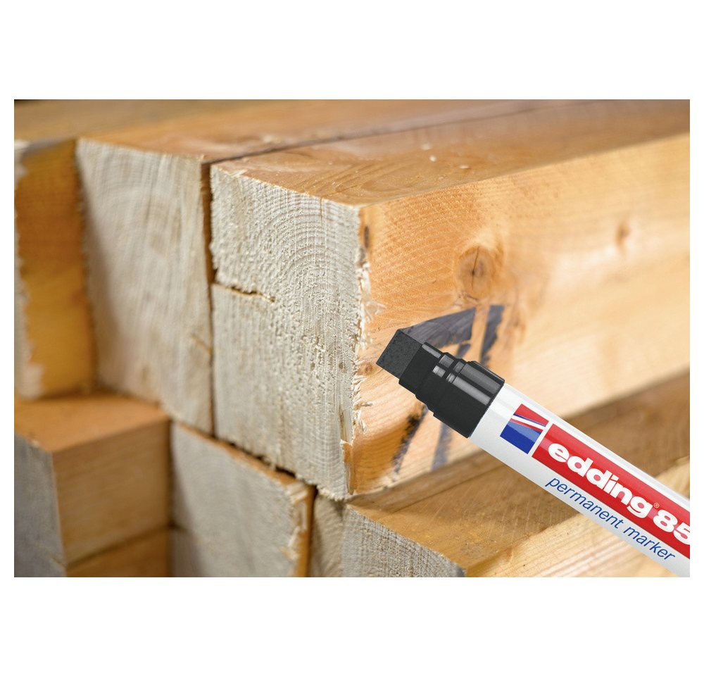 Thumbnail - edding Permanentmarker Edding 4-850-1-4002 Permanentmarker Rot wasserfest: Ja
