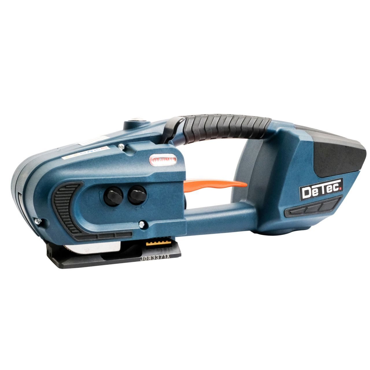 DeTec. Elektrowerkzeug-Set DT-UM19 Handumreifungsgerät mit Akku für Kunststoffbänder (PE und PP), Bandspanner, Handumreifer mit 1x 4,0 A/H Li-Ionen Akku