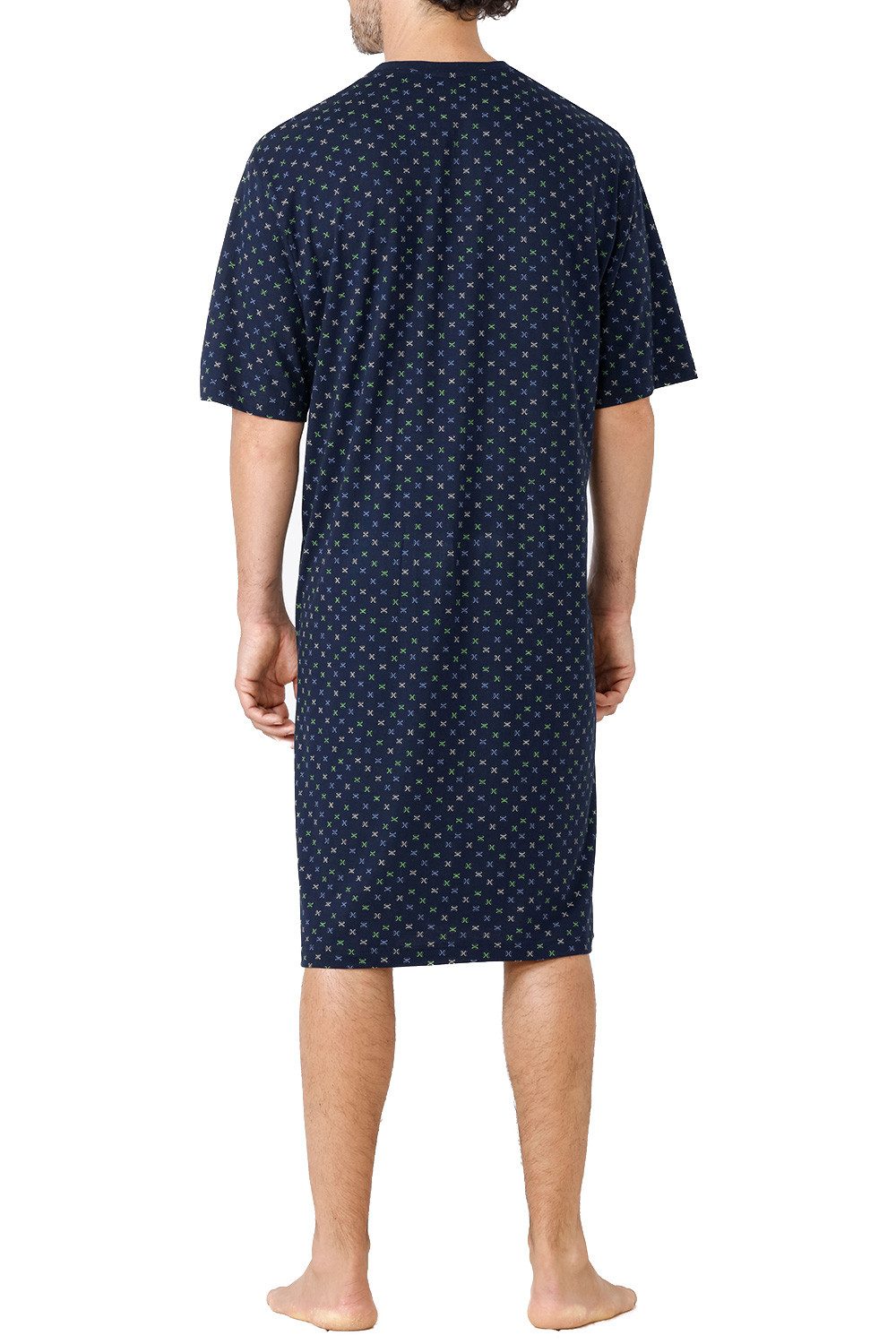 Hajo Pyjamaoberteil Hajo Herren Nachthemd Knopfleiste Baumwolle Modal günstig online kaufen