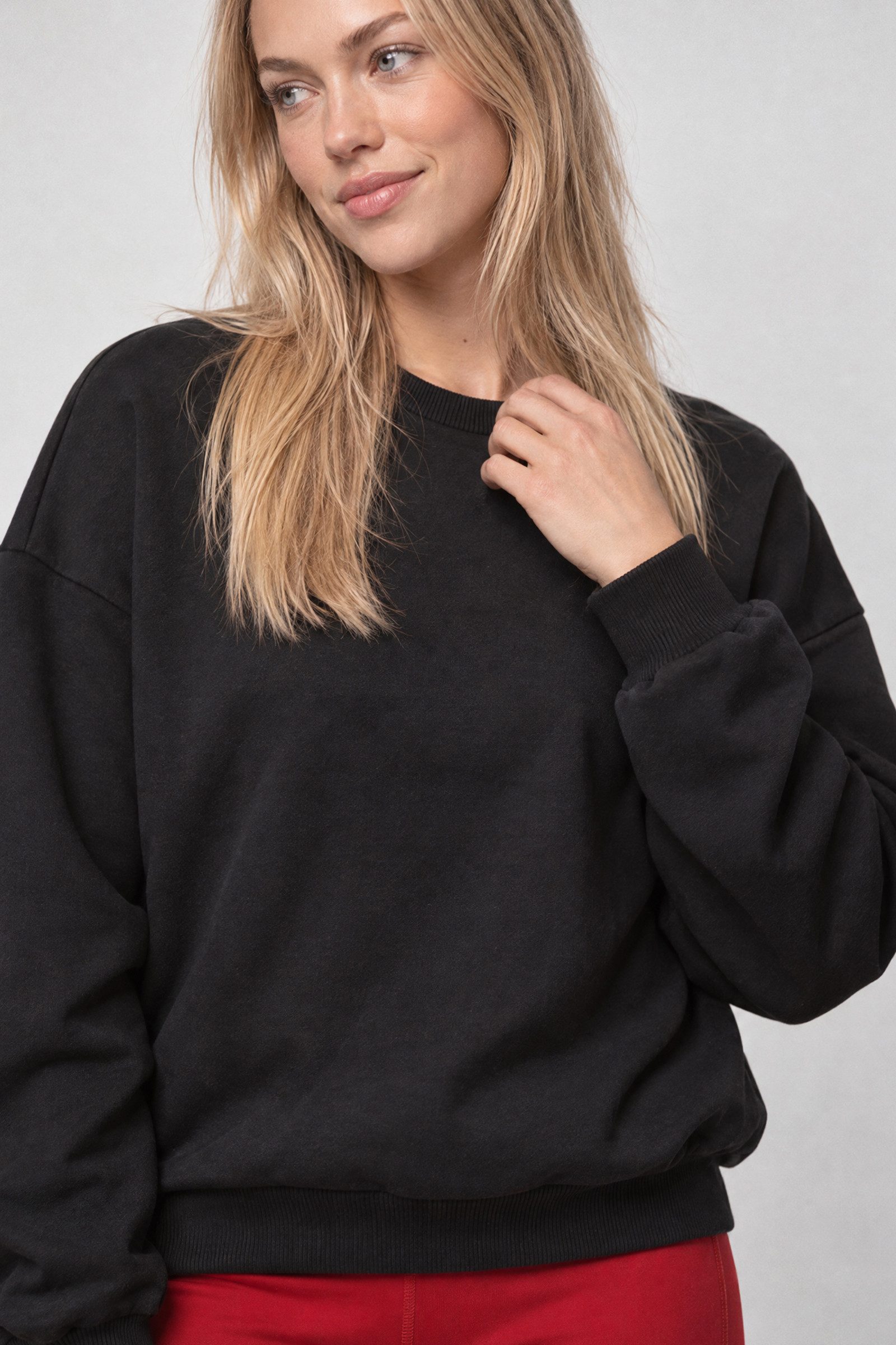 Alife & Kickin Sweatshirt Rückenprint Miss Sunshine, Relaxed Fit, gerippte Bündchen – Bild 3 von 5