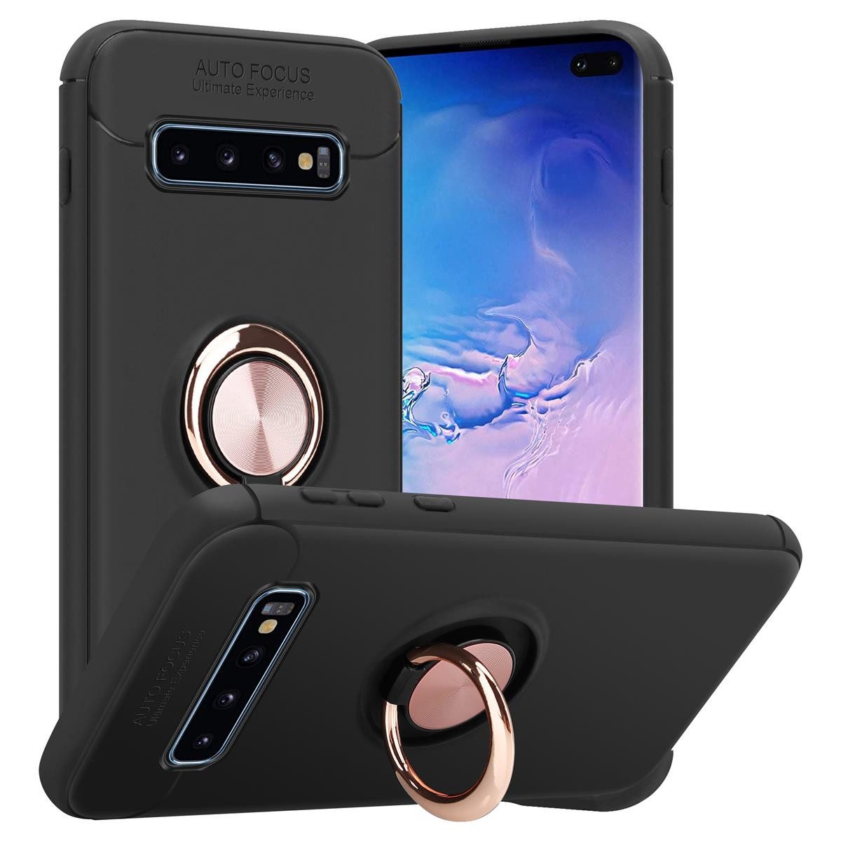 Cadorabo Handyhülle Samsung Galaxy S10 PLUS Samsung Galaxy S10 PLUS, Robustes Hard Case - Handy Schutzhülle - Hülle - Back Cover Bumper