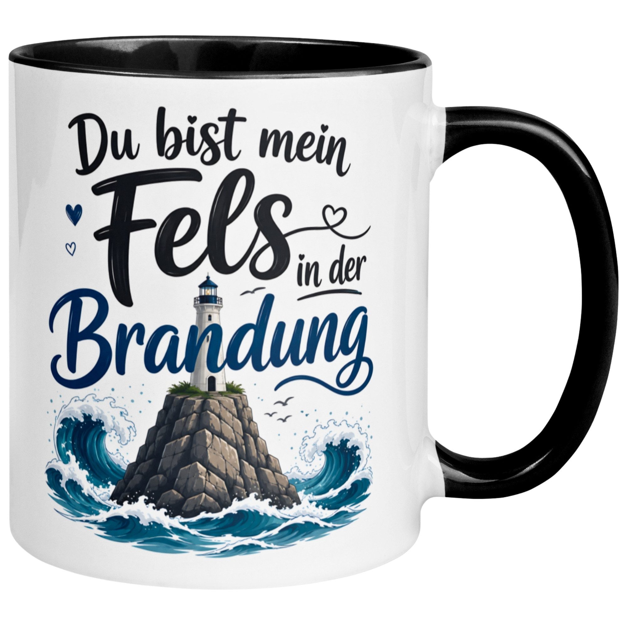 Momentals Tasse Liebe – Du bist mein Fels – Ich liebe Dich Geschenk Partner Jahrestag, Gratis Versand · Links-&Rechtshänder · Spülmaschinenfest