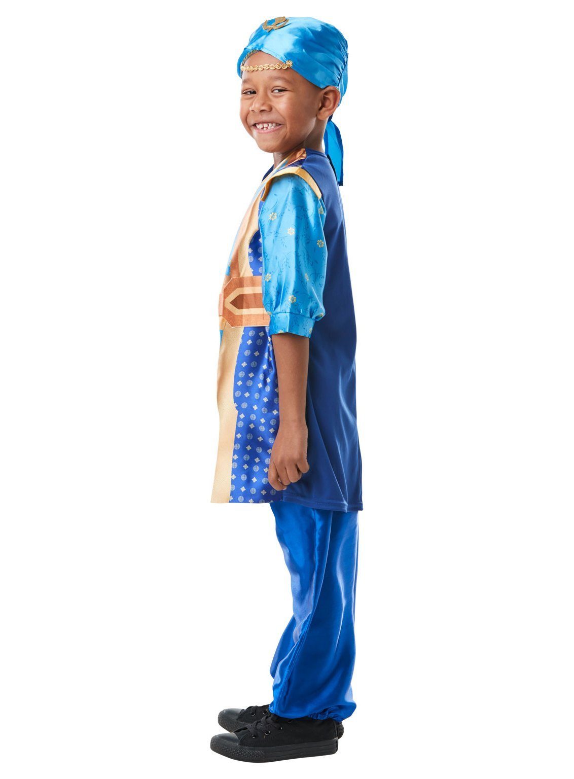 Rubie´s Kostüm Disney's Aladdin Dschinni Kinderkostüm, Kostüm des Flaschengeists in Menschengestalt aus der Verfilmung von 2