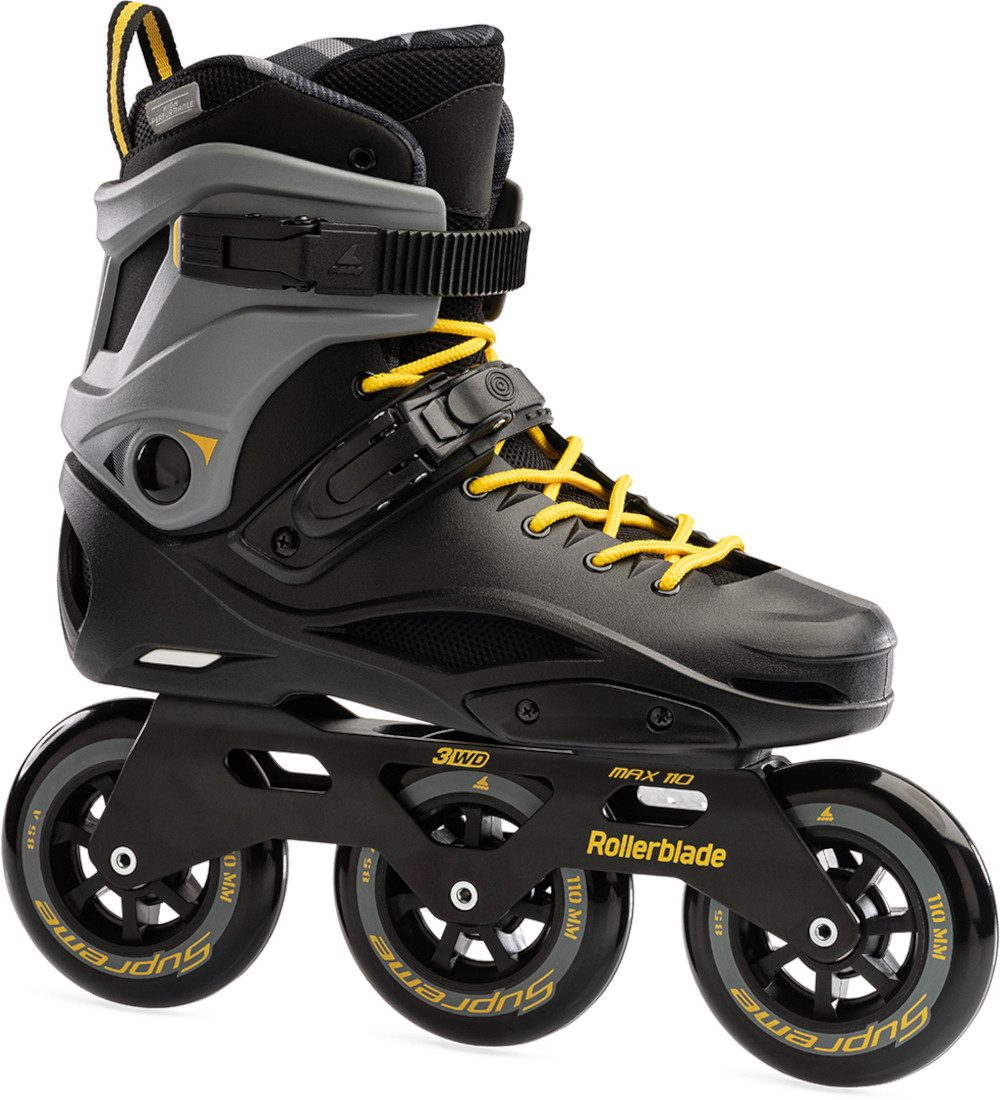 ROLLERBLADE Inlineskates ROLLERBLADE RB 110 3WD Inline Skate 2025 black/saffron yellow