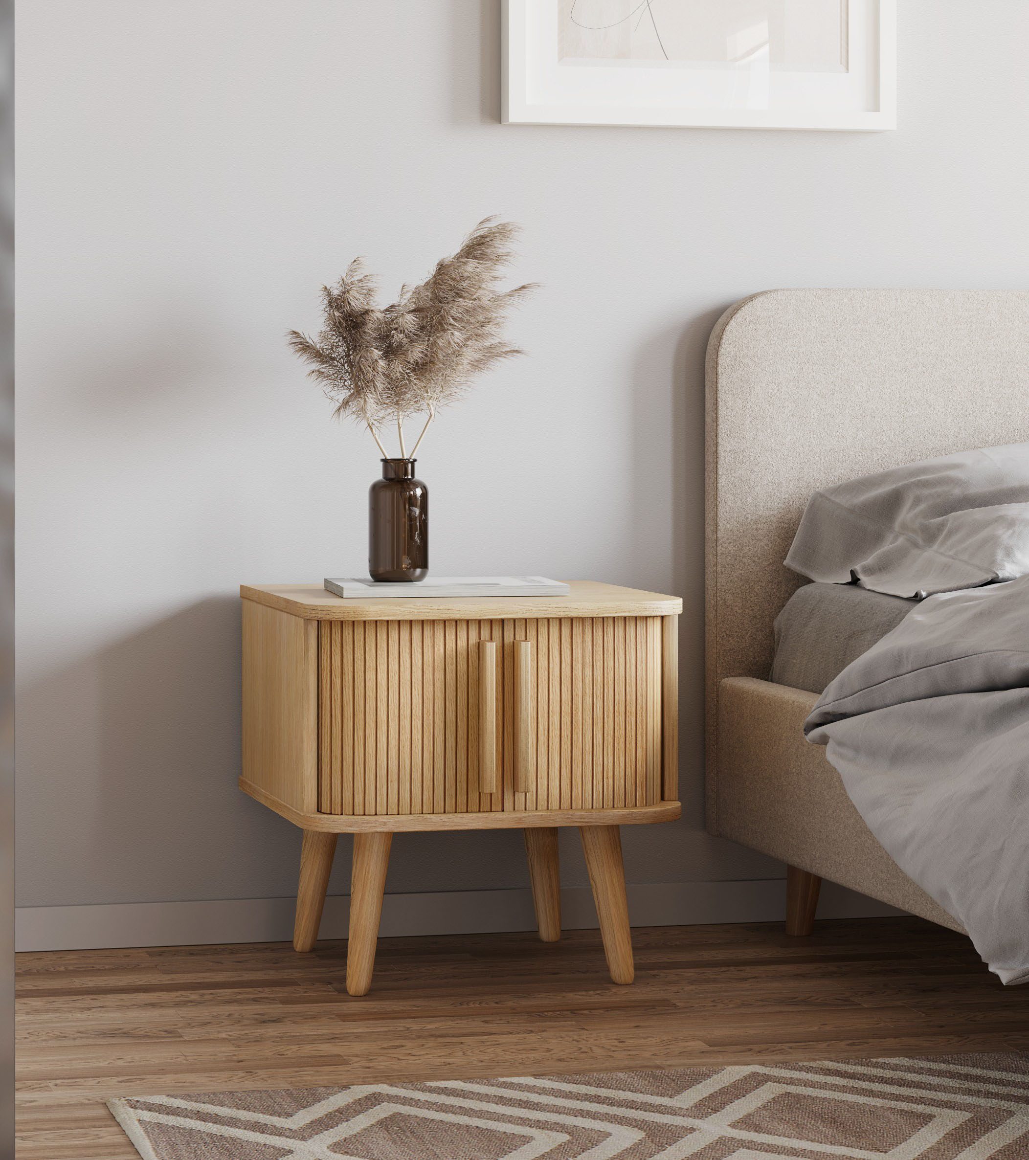 Woodman Beistelltisch Rove, besonderes Design, teilmassiv, Breite 49,5 cm, FSC®-zertifiziert