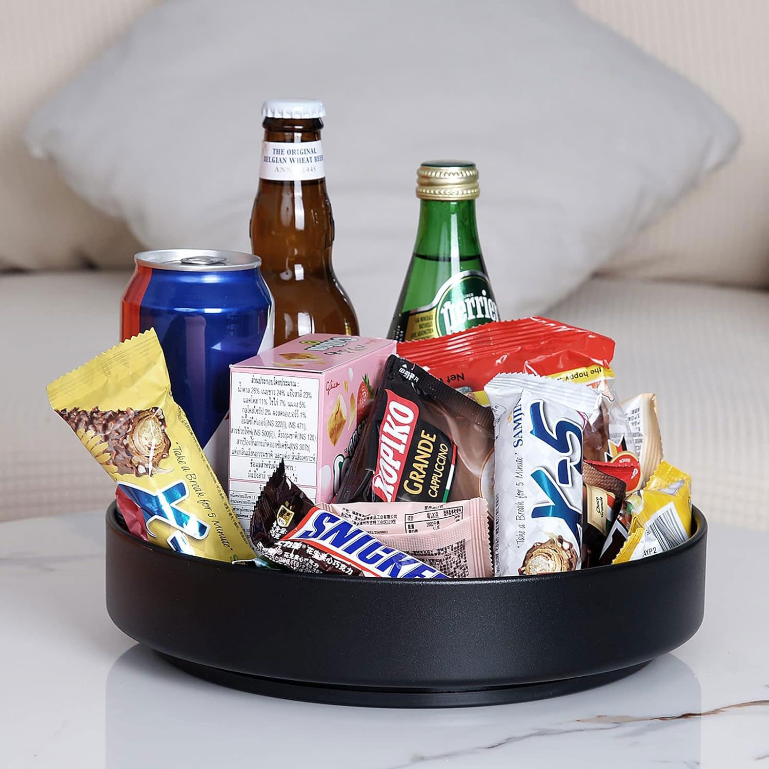 OKWISH Gewürzkarussell Drehbares Gewürzregal Stehend Gewürze Karussell Orga günstig online kaufen