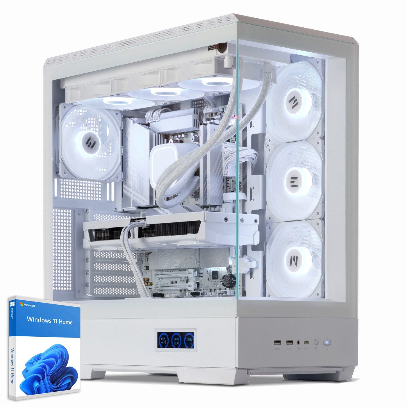 Sedatech UCCW419I1I1HF - Watercooling Gaming-PC (AMD Ryzen 9 7900X 12x 4.7GHz (max 5.6GHz), Radeon RX 9070 XT White 16GB, 32 GB RAM, 2000 GB SSD, Watercooling, WiFi 6E)