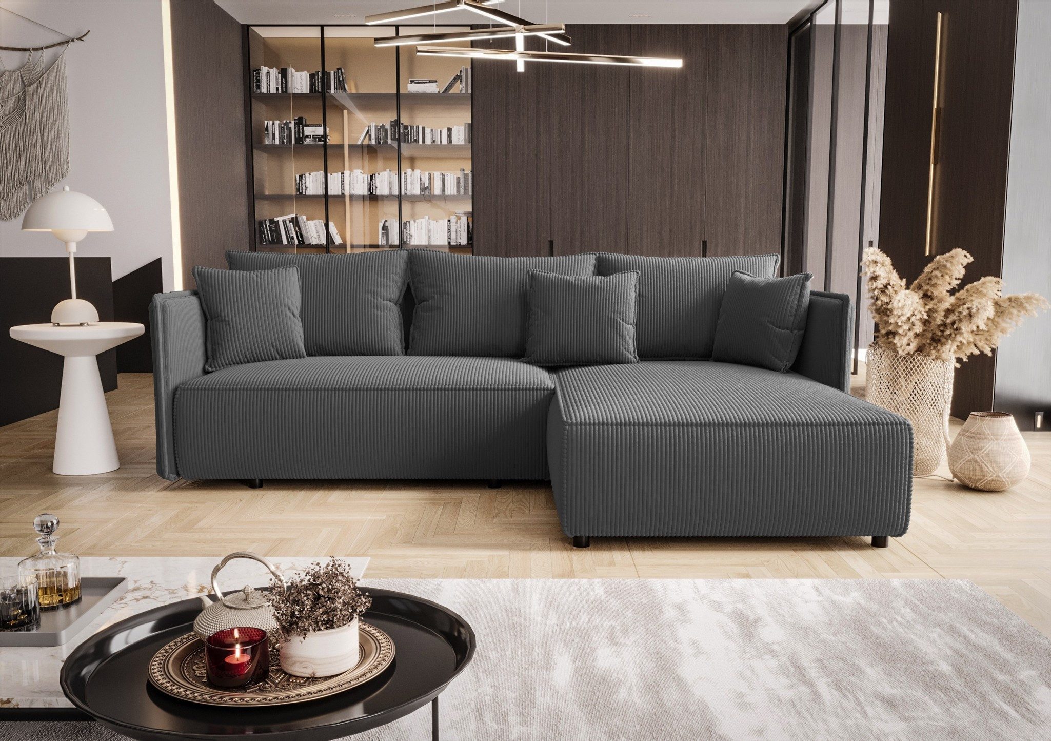 Fun Möbel Ecksofa Schlafsofa Sofa EVORA günstig online kaufen