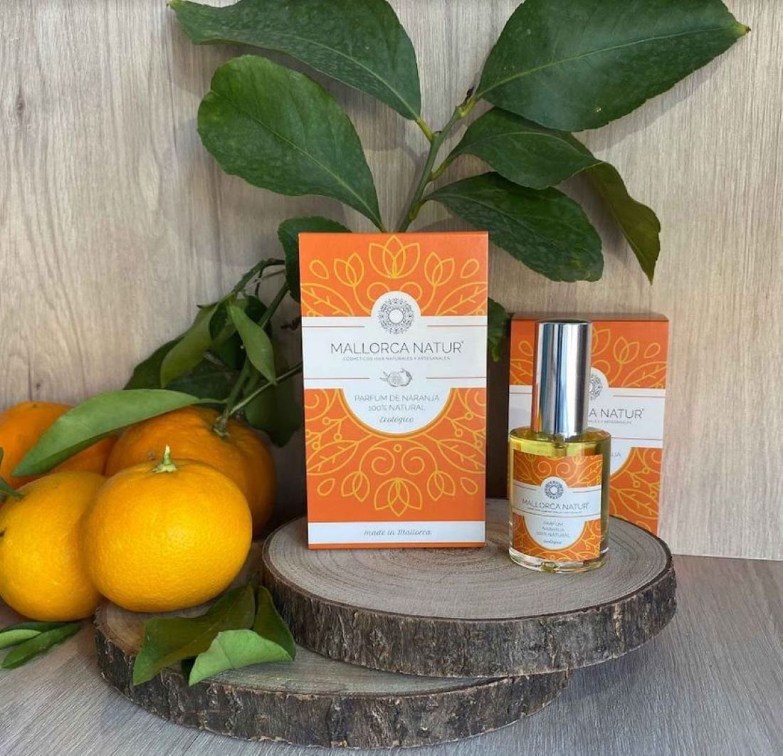Eau de Parfum Bio-Parfum mit Orangenduft aus Mallorca