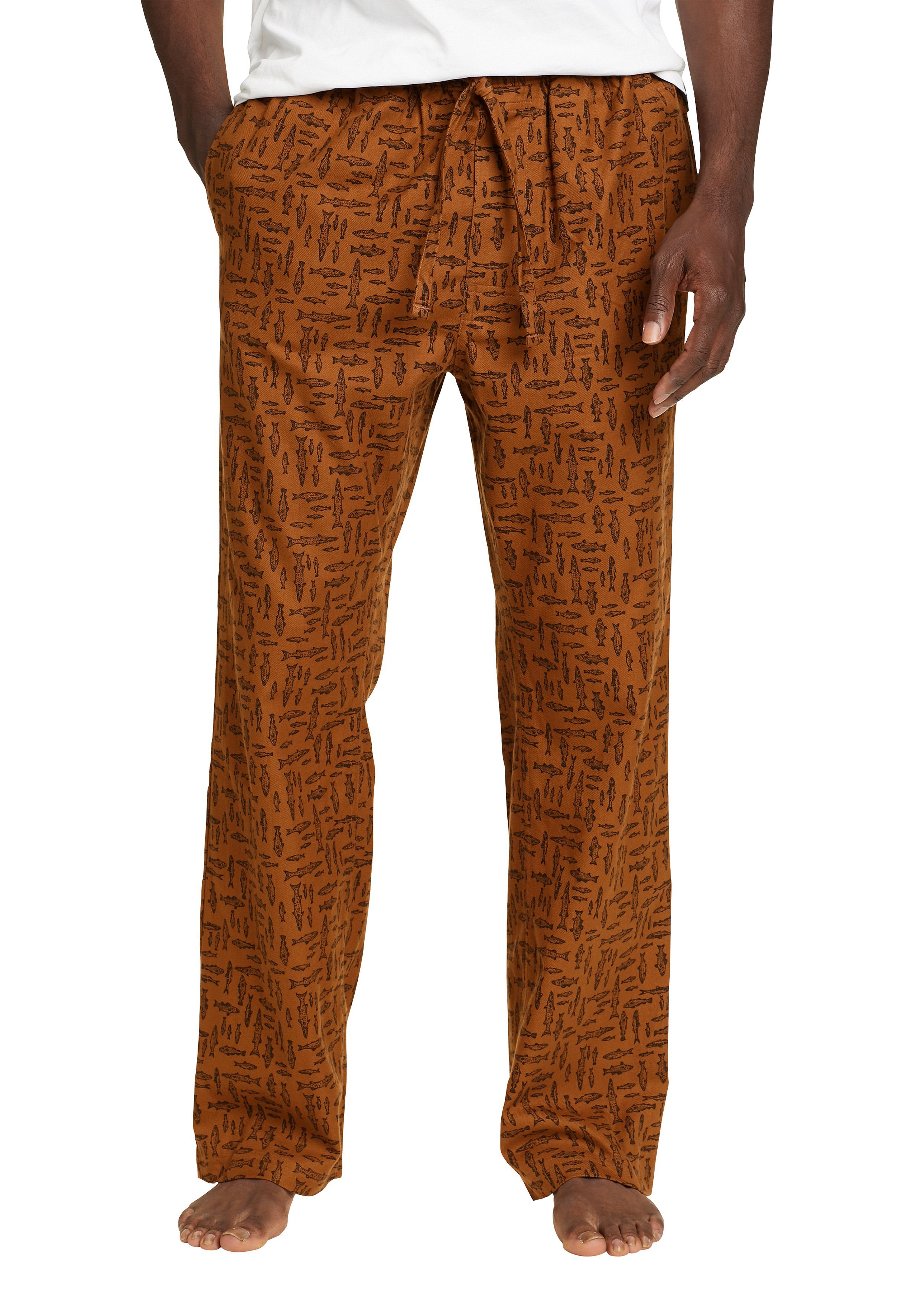 Eddie Bauer Pyjamahose Sleepwear mit Flannel Rost