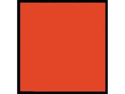 PROMAT Fahne Schlussfahne L.300xB.300mm PE-Folie rote Flagge aus flatterfester PE-F