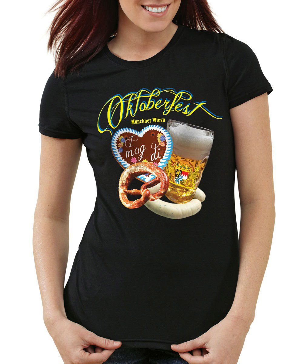 style3 T-Shirt Wiesn Oktoberfest München Party Volksfest Fest Dult Maß Bier Zelt