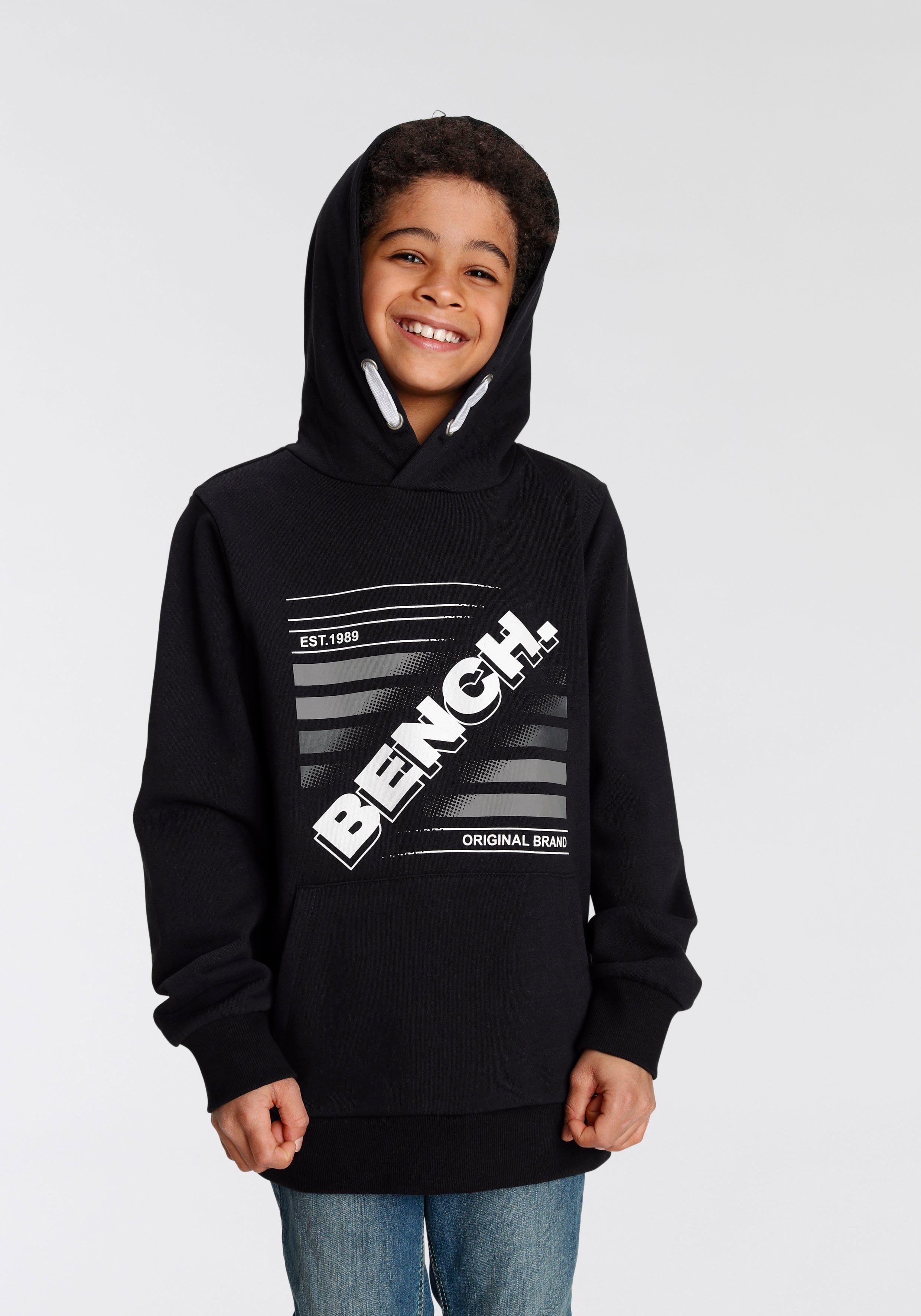 Bench. Bench-Druck cooler Kapuzensweatshirt