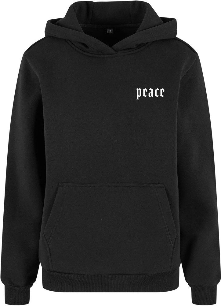 Hoodie Girls Peace Hand Ladies Fluffy Hoody