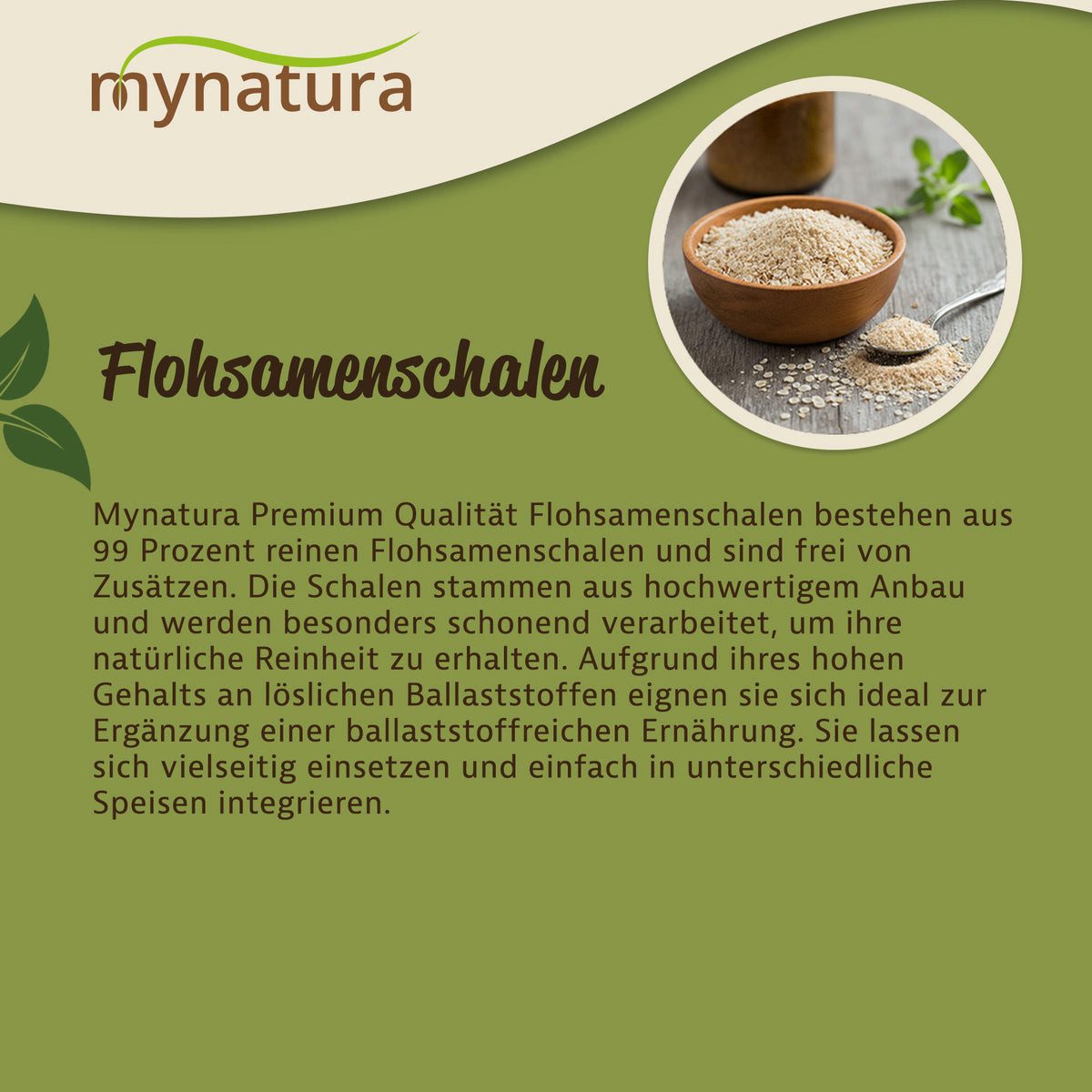 Mynatura Samen Mynatura Bio Flohsamen