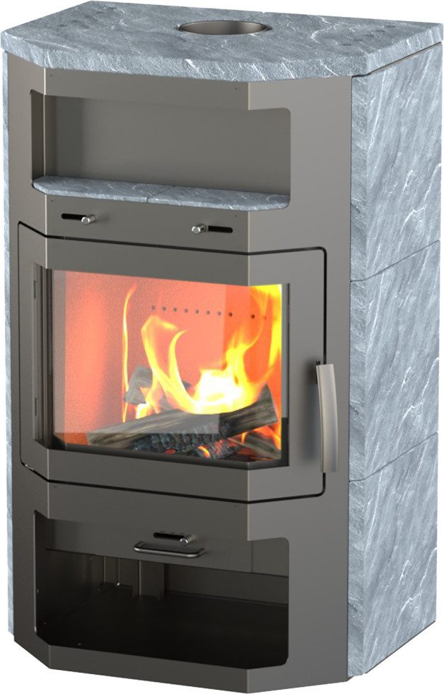 Thermia Kaminofen Thermia Kaminofen Bali Max Naturstein grau 8,5 kW günstig online kaufen