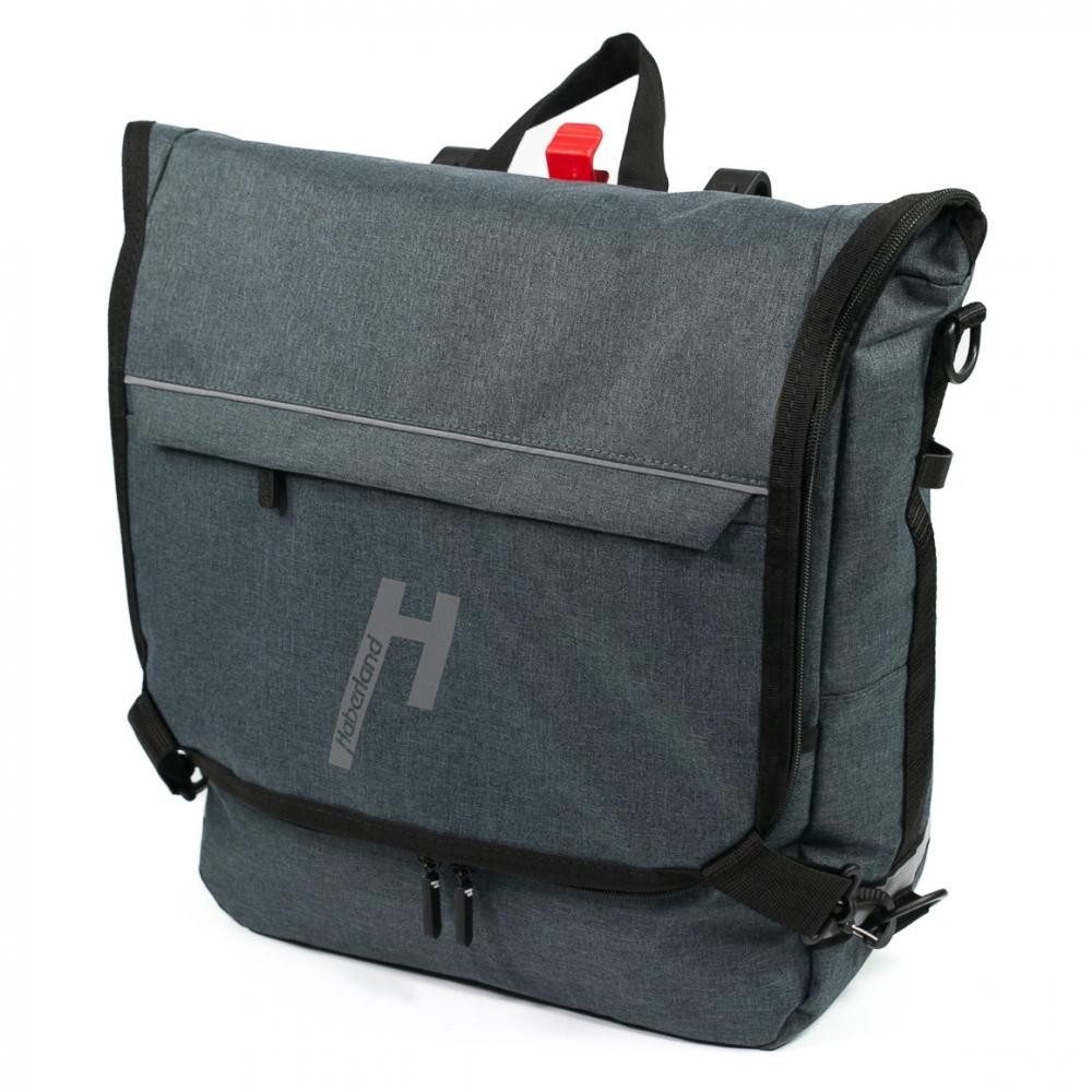 Haberland Fahrradrucksack Haberland Bike-Rucksack Sporty anthrazit/reflex - vielseitiger Fahrrad