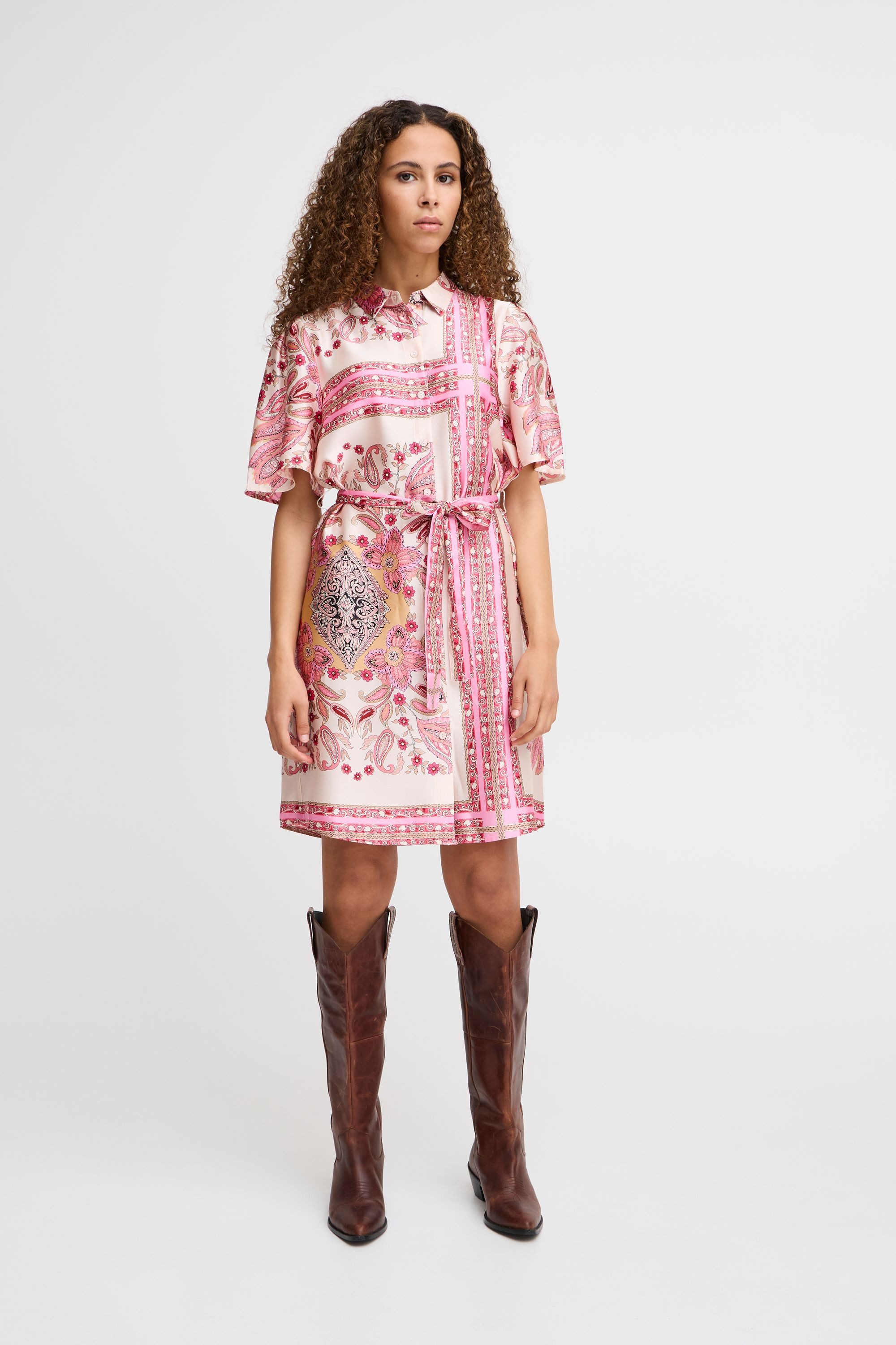 Ichi Blusenkleid IXBRIGITTE DR modisches Blusenkleid günstig online kaufen