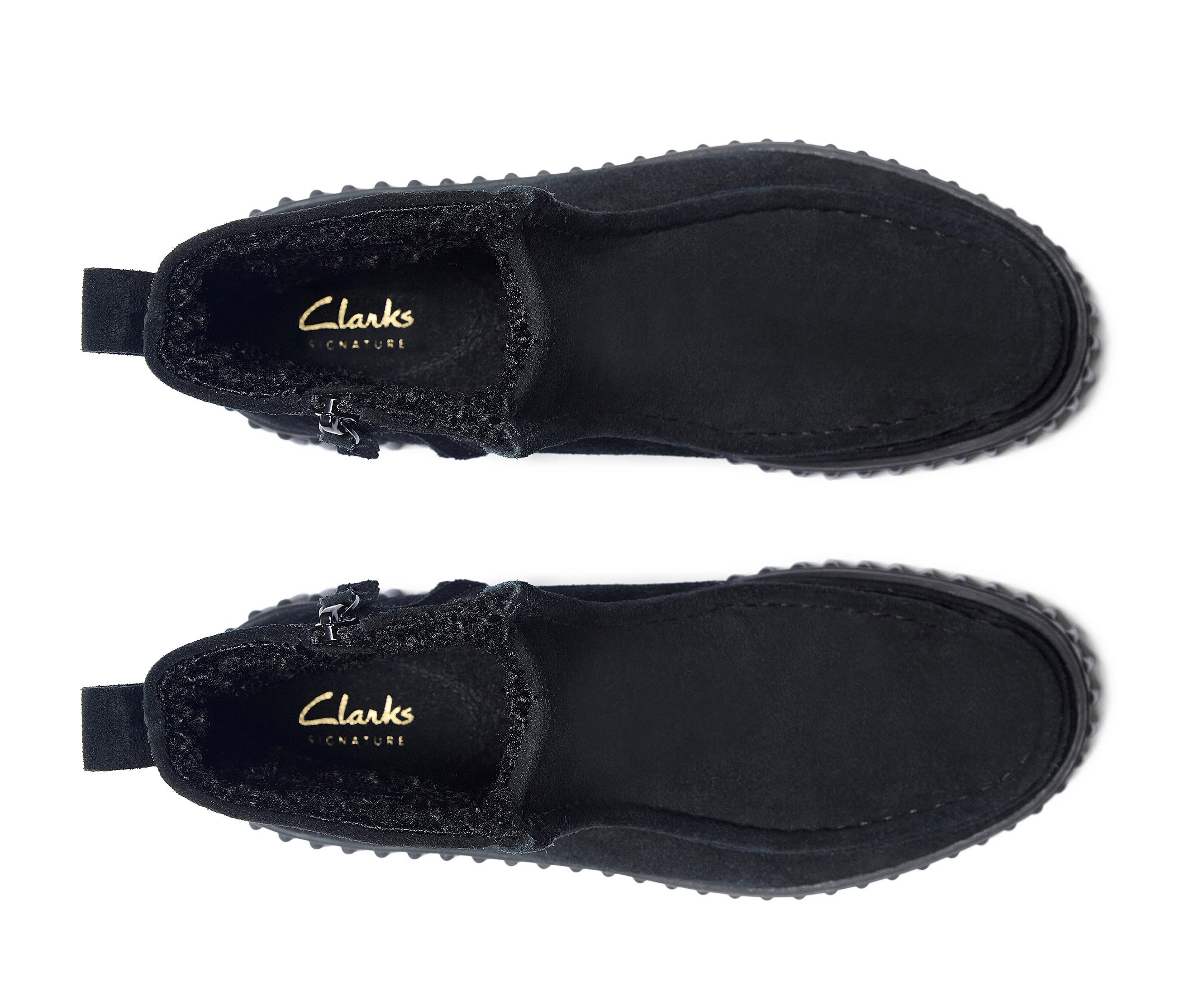 Clarks Torhill Cozy Winterboots Plateauboots mit modischer Ziernaht