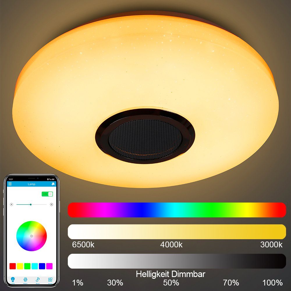 Sunicol LED Deckenleuchte Smart Deckenlampe mit günstig online kaufen