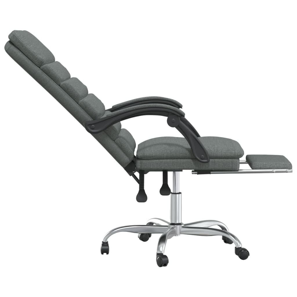 Massagefunktion Stoff (1 St) Bürostuhl mit Dunkelgrau furnicato