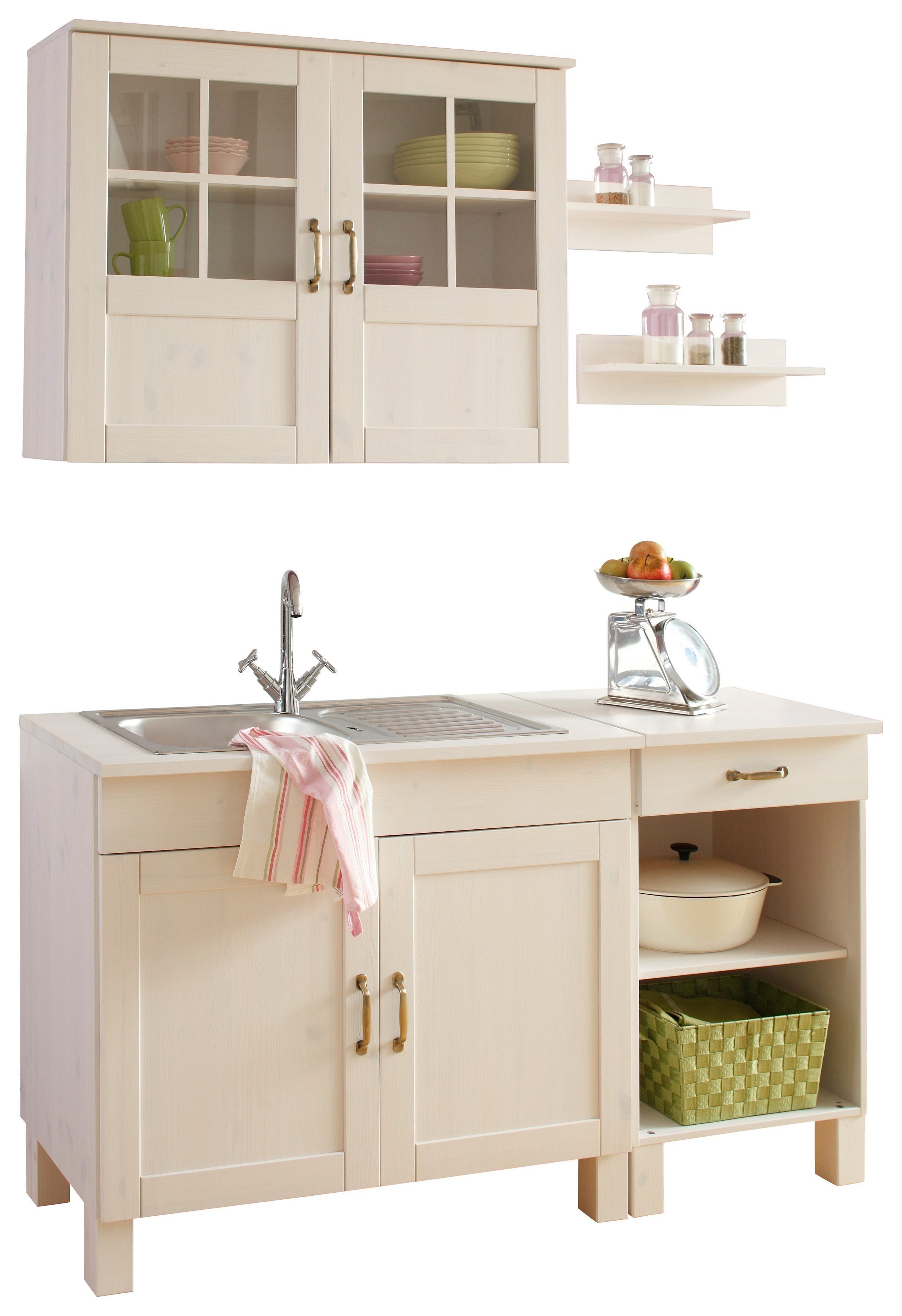 Home affaire Pantryküche Alby, Breite 150 cm, in 2 Tiefen, ohne E-Geräte