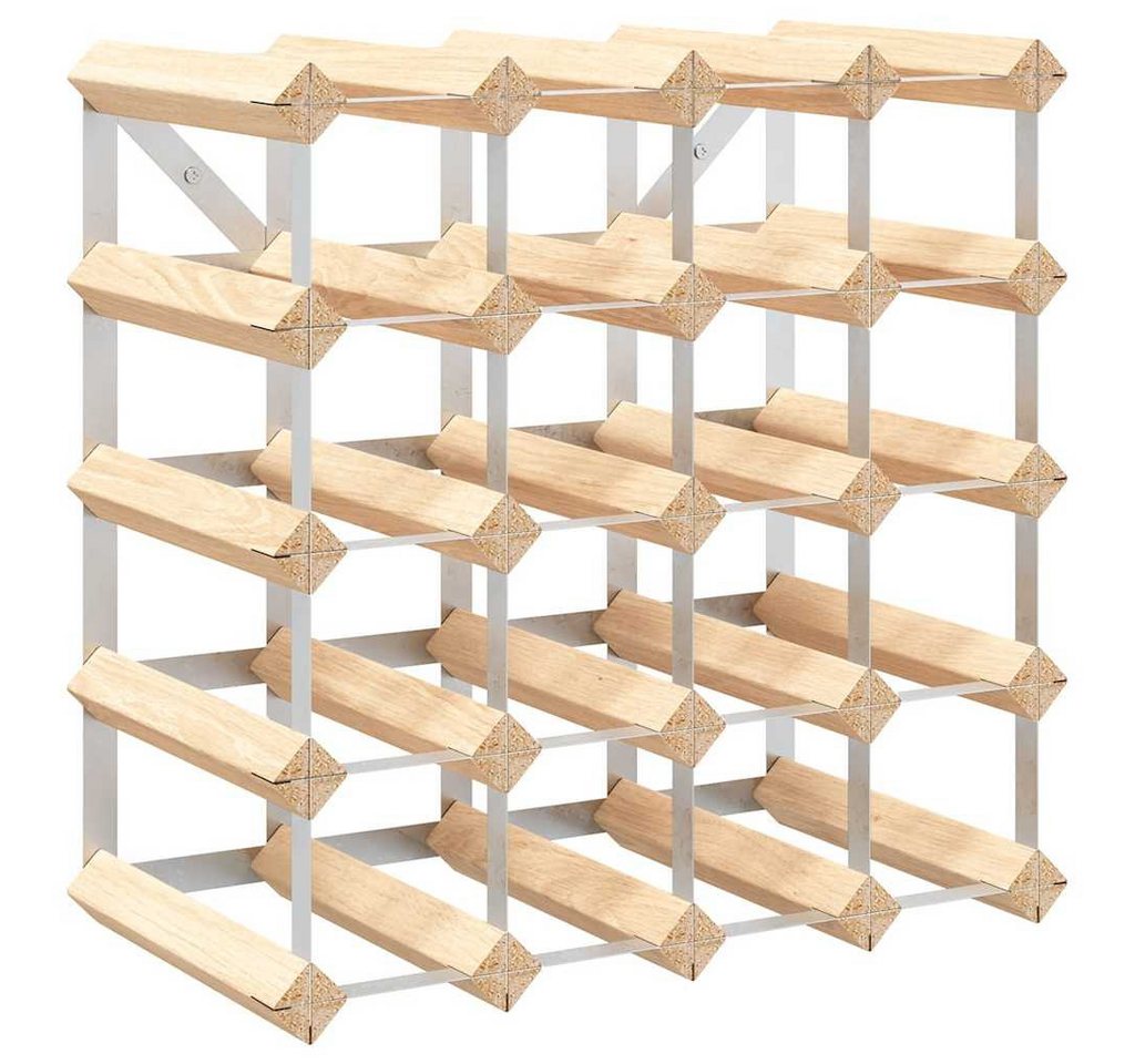 vidaXL Weinregal Weinregal für 20 Flaschen Massivholz Kiefer, 1-tlg.
