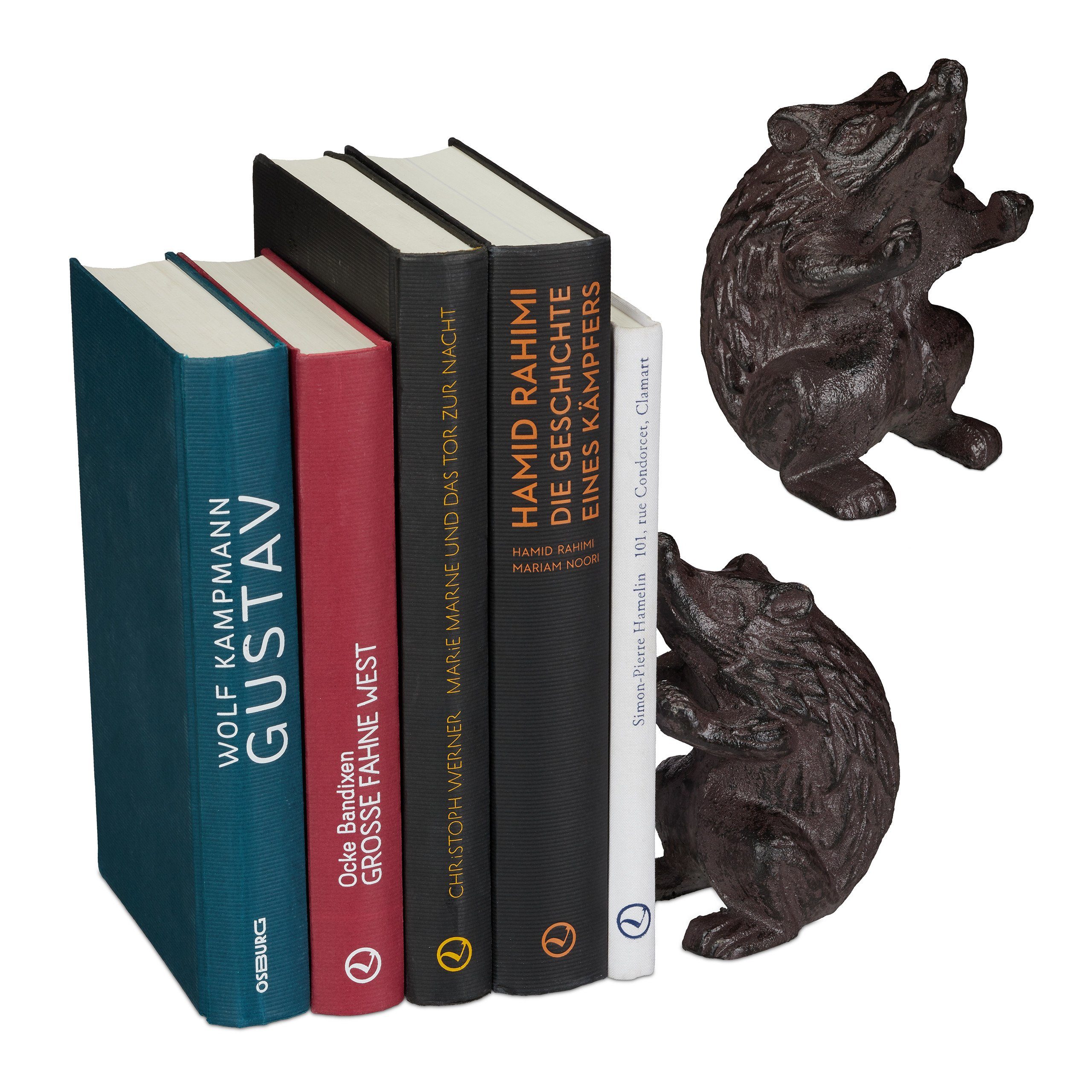 Buchstütze 2 x Buchstütze Igel