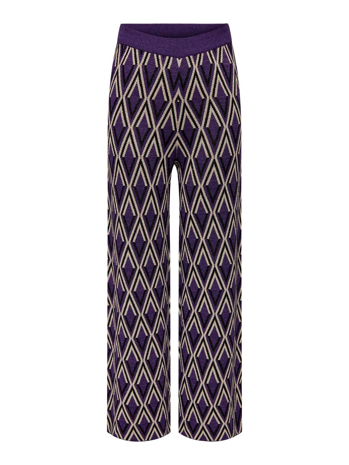 Jerseyhose ONLNORA GLITTER PANT KNT