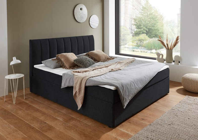 ATLANTIC home collection Boxbett Alva, wahlweise mit Matratze und Topper