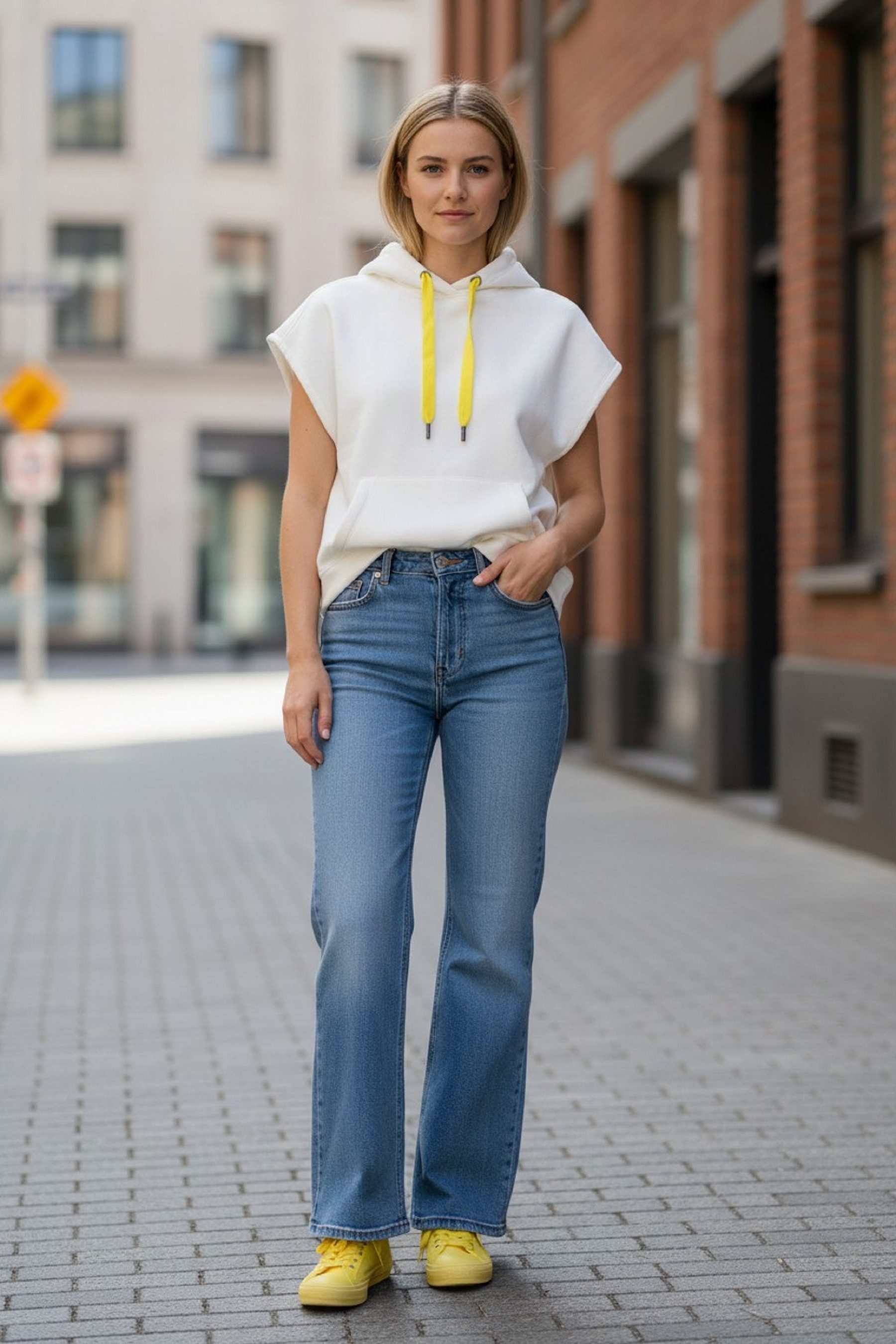 salzhaut Hoodie AFNEIN Damen Oversized Damen Kapuzenpullover– lässig, frisch und nordisch charmant!