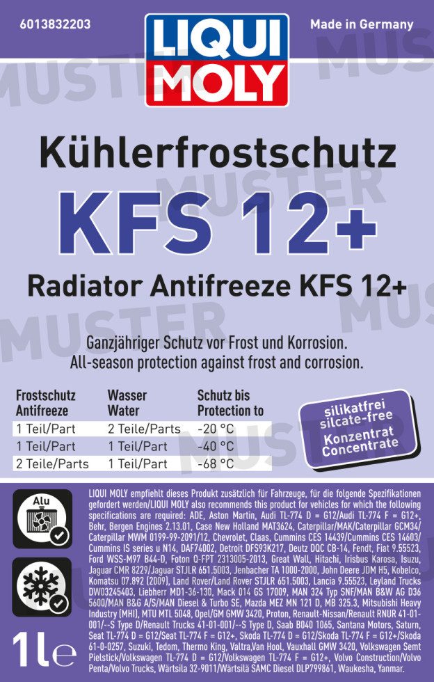 Liqui Moly Kühlerfrostschutz Liqui Moly Kühlerfrostschutz KFS 12+ 1 L