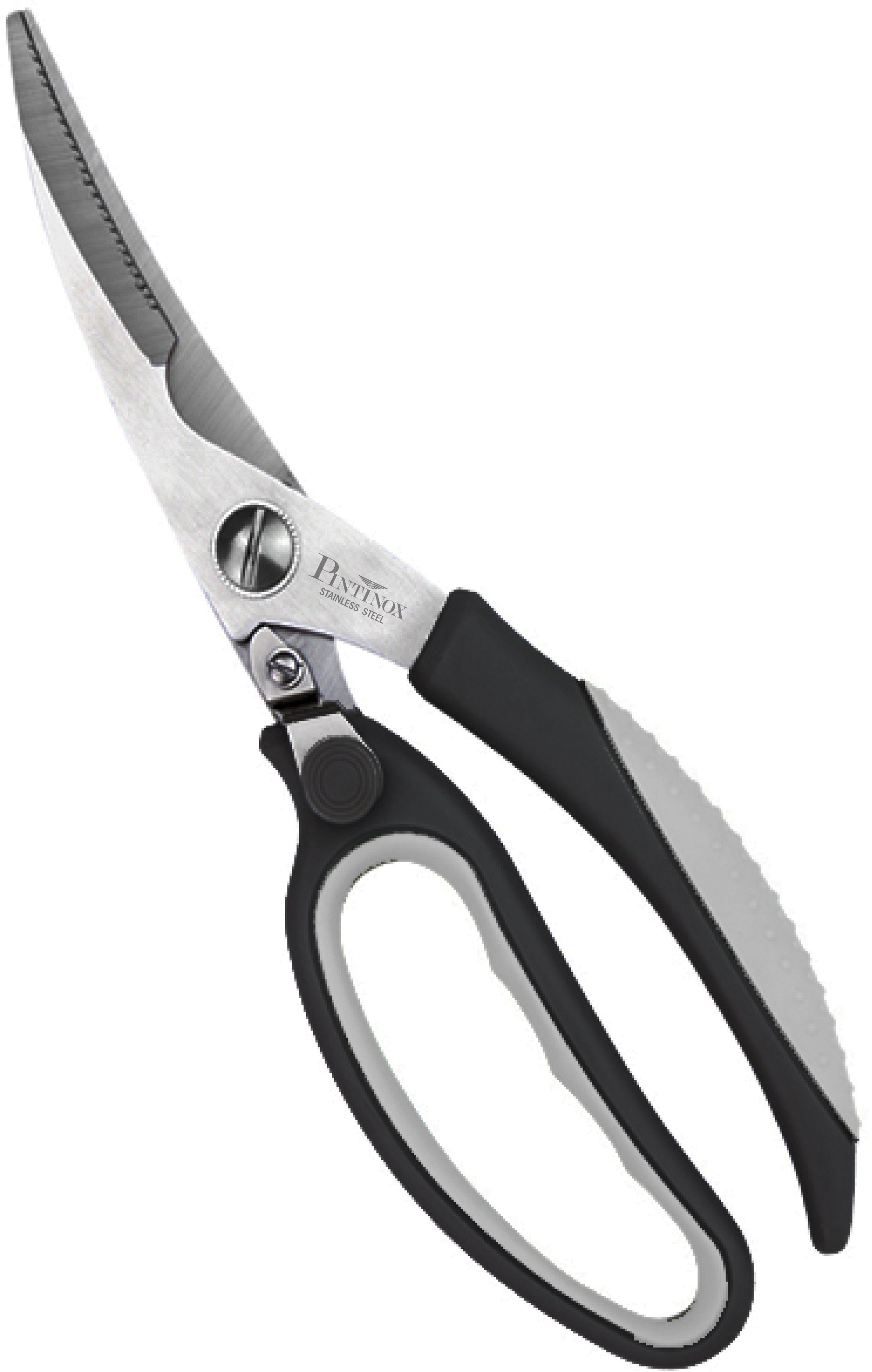 PINTINOX Geflügelschere Professional, (Set, 2-tlg), Set: Küchenschere und Geflügelschere, Edelstahl