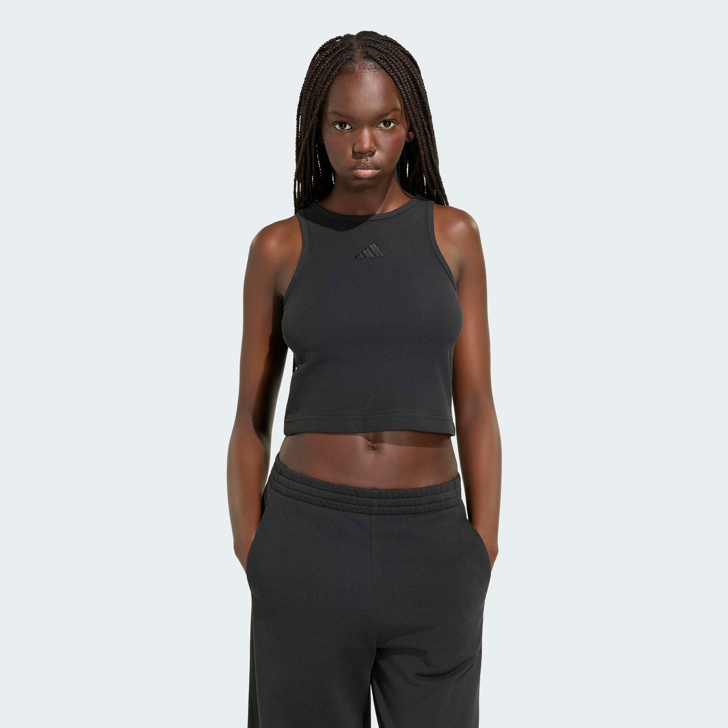 adidas Sportswear Tanktop W AK SL RIB TNK mit sportlichem Stil, für Sportmode und Streetwear, in normaler Länge