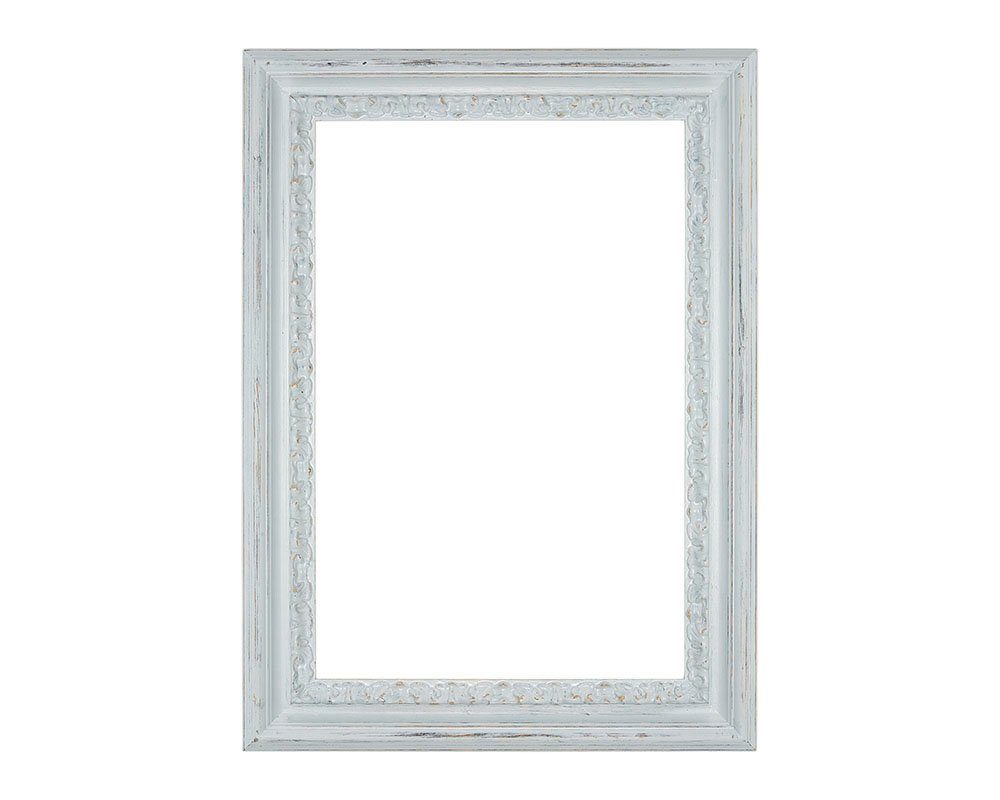 x Wandspiegel x 4cm Shabby-Chic), (Gold/Weiß, Modell außen: Esnandes ASR Rahmendesign 65cm 85cm Rahmen