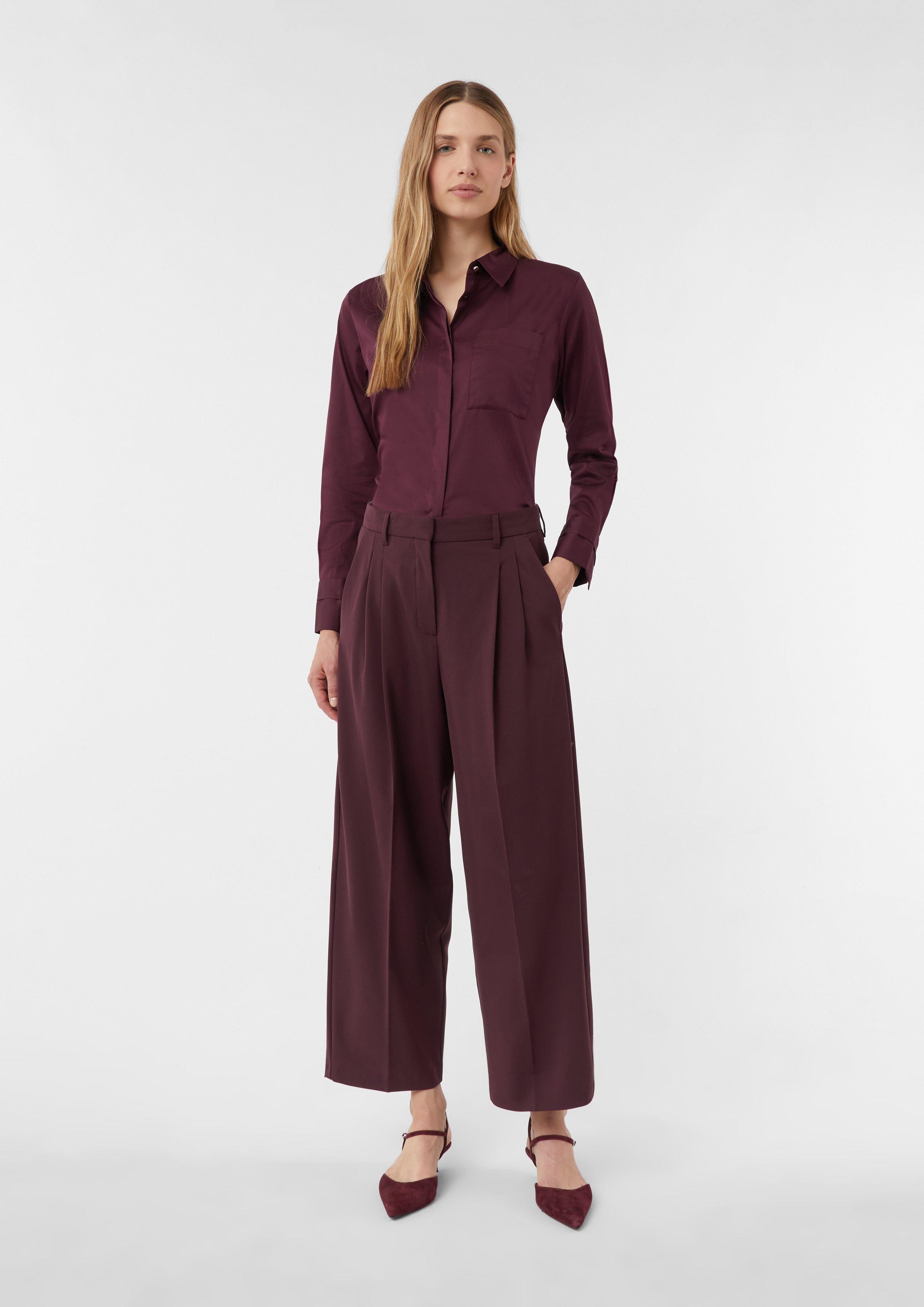 comma 7/8-Hose Cropped Bundfaltenhose mit Eingrifftaschen günstig online kaufen