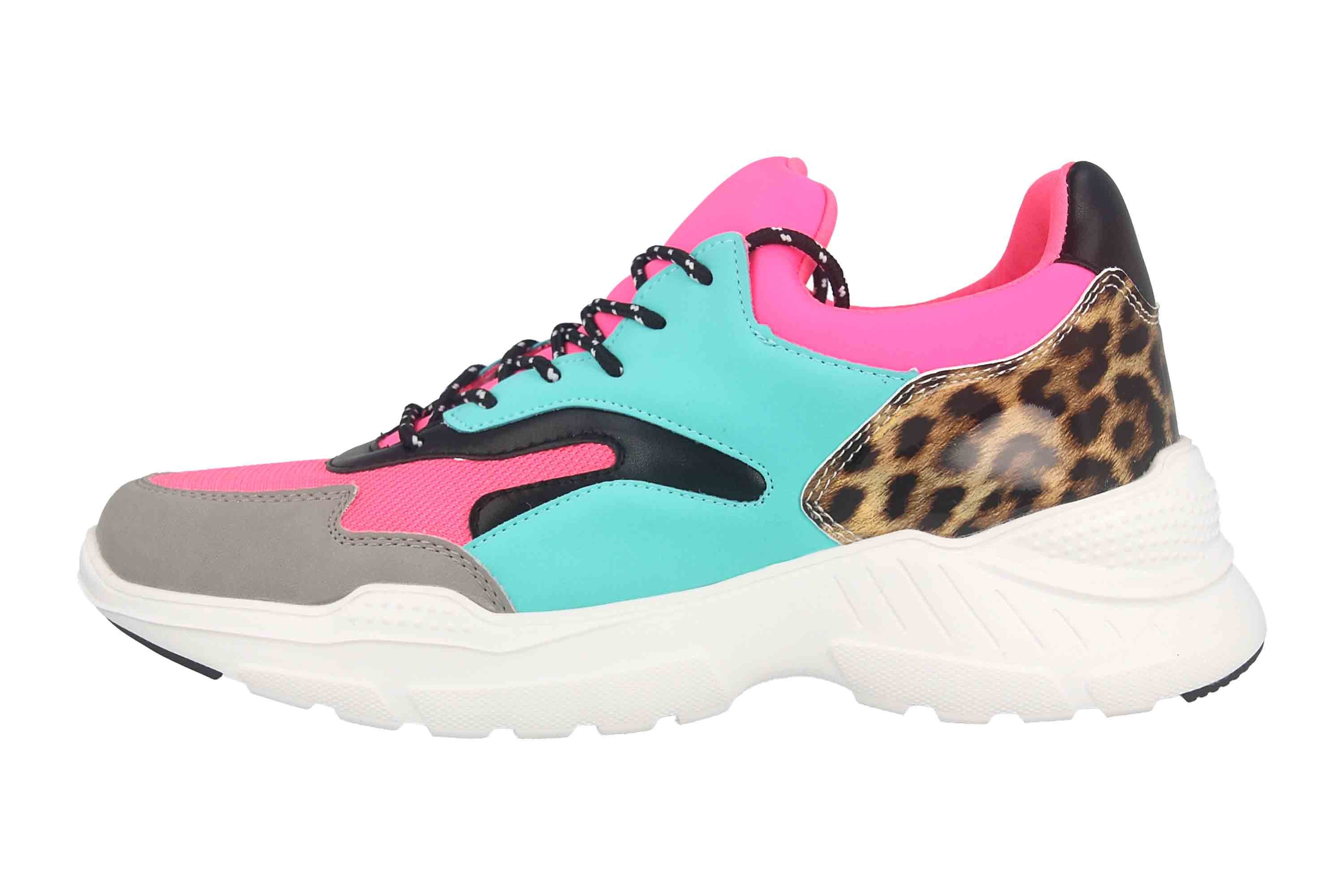 Fitters Footwear 2.739701 Grey/Pink Sneaker