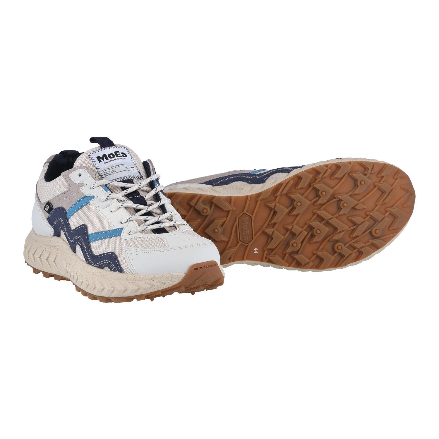 Moea Gen7 - Mushroom - weiss/blau/grau Herren Sneaker