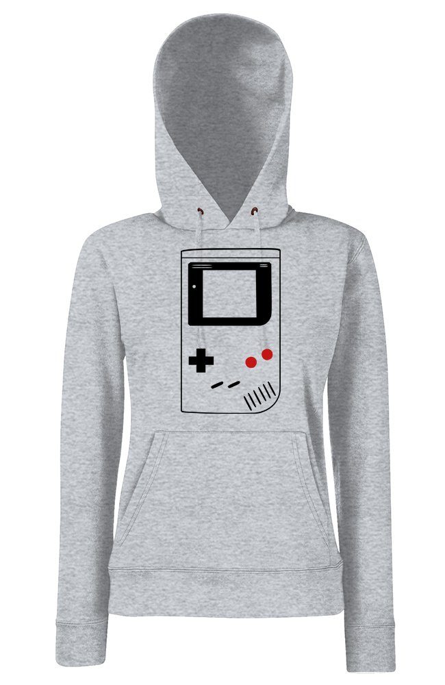 Youth Designz Kapuzenpullover Gameboy Damen Hoodie Pullover mit Retro Gameboy Frontprint