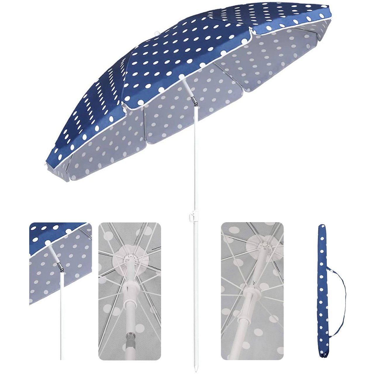 Sekey Sonnenschirm Ø 160 cm Balkonschirm günstig online kaufen