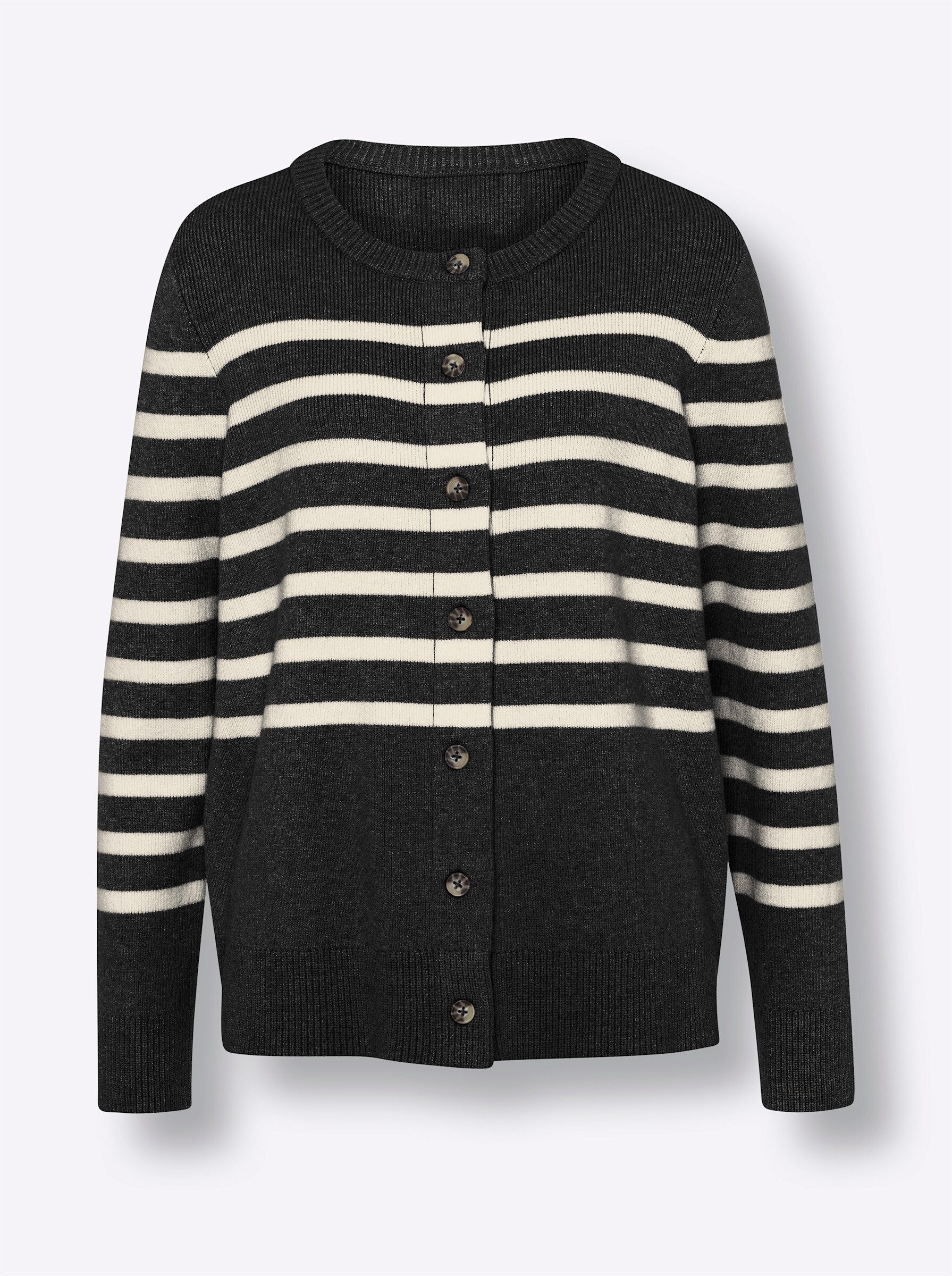 heine Strickjacke Cardigan Langarm Feinstrick