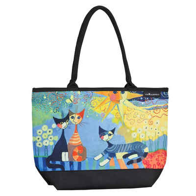 von Lilienfeld Handtasche Tasche mit Kunstmotiv Rosina Wachtmeister Dolce Vita Shopper